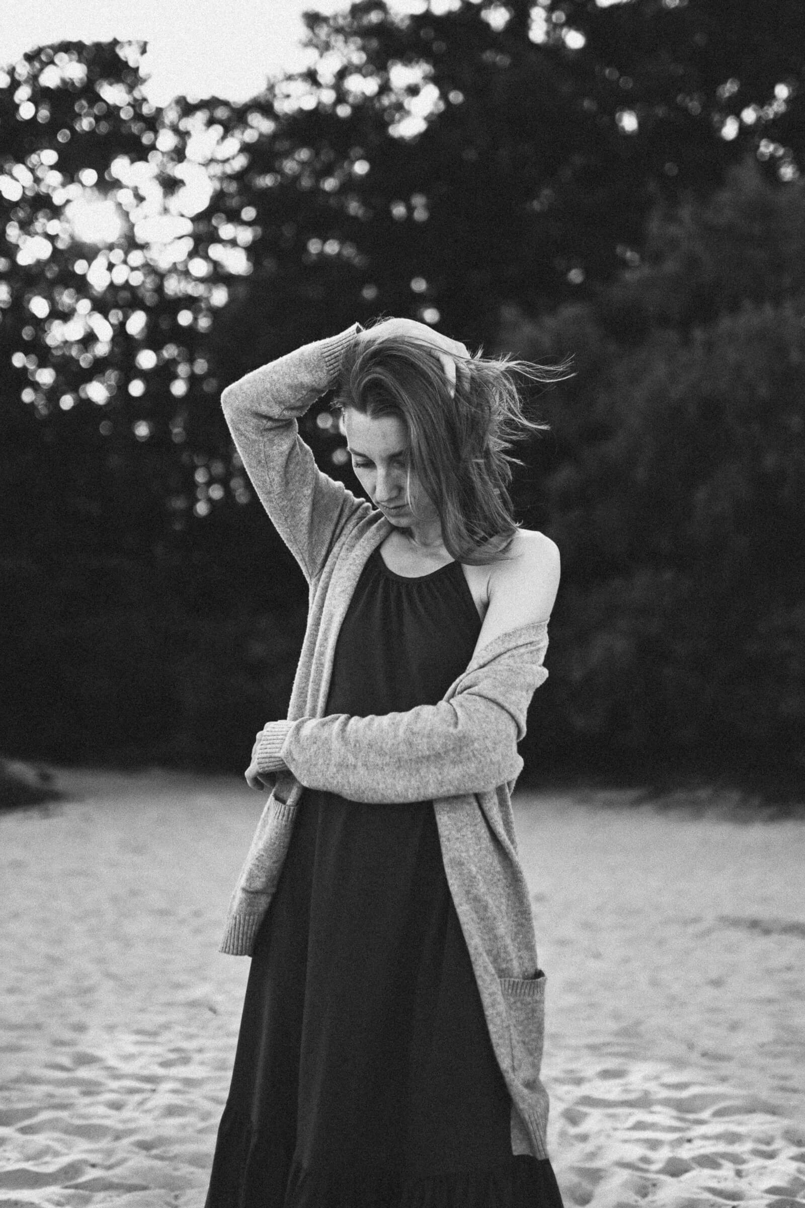 Fotoshooting in der Natur Ostsee