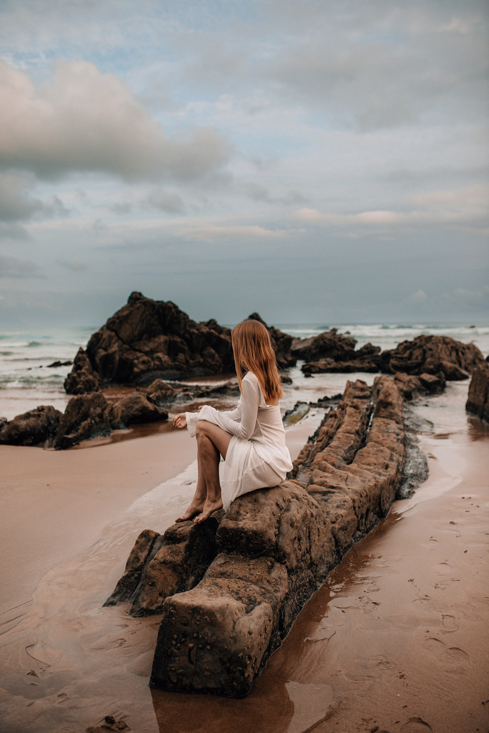 Марина и море…. Photographer in Bilbao Irina Makou