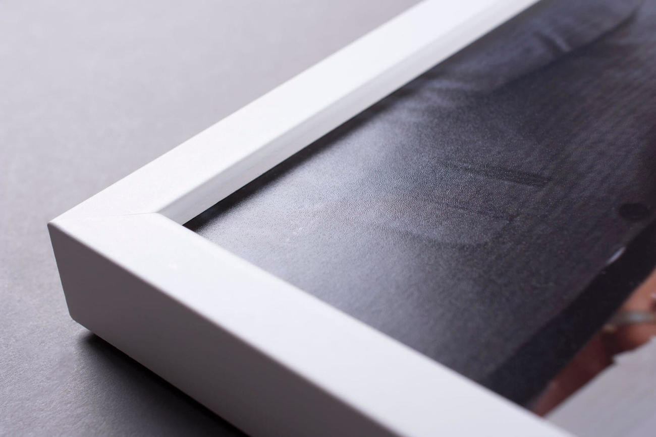 Foto in houten lijst