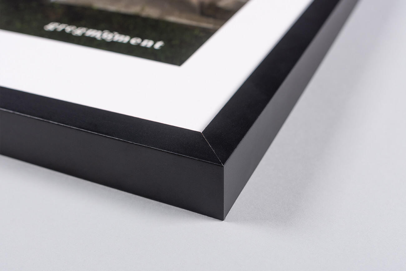 Foto in lijst zwarte kleur