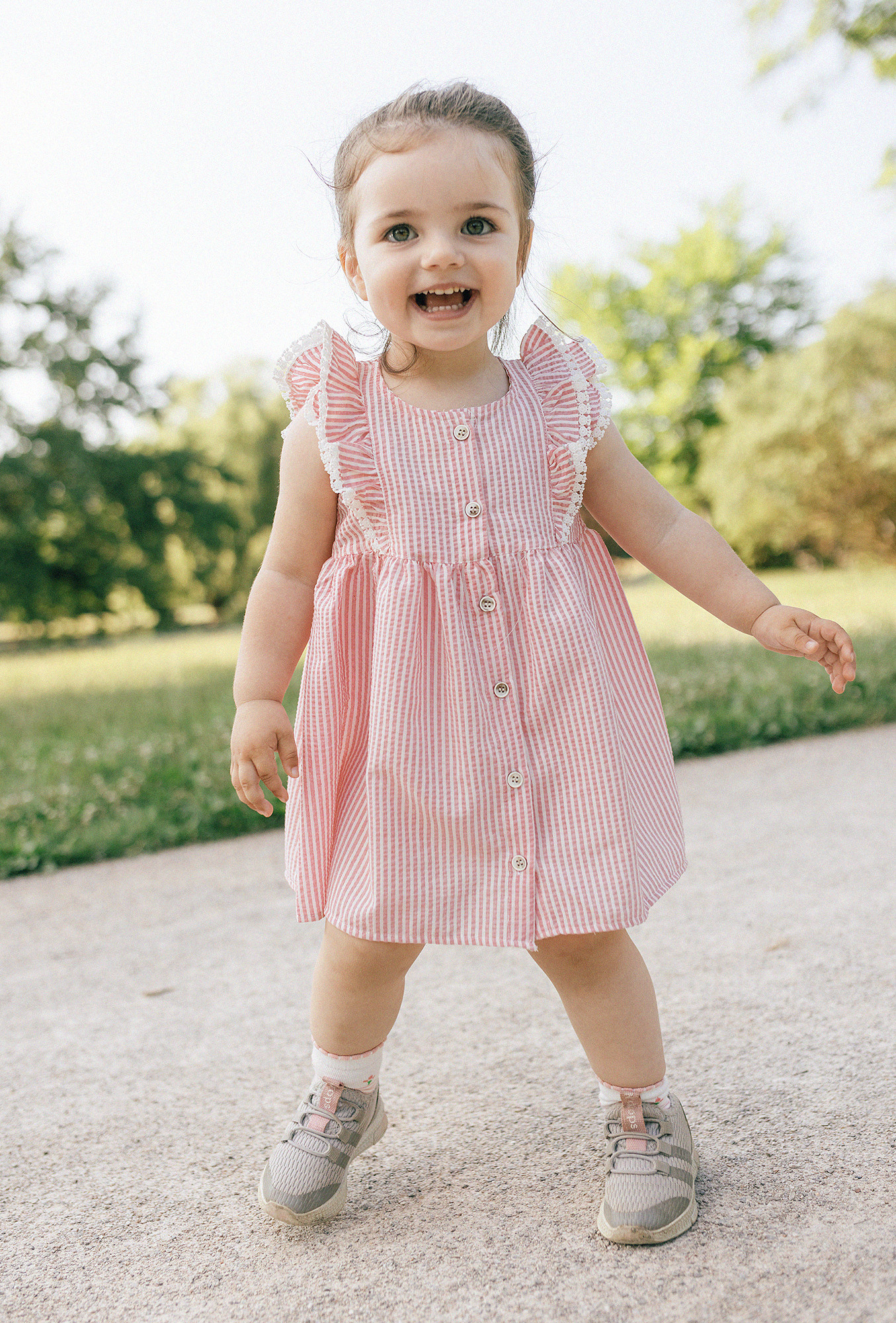 Семья в летнем парке. Прага. Семейный и свадебный фотограф в Праге Наталья Федори