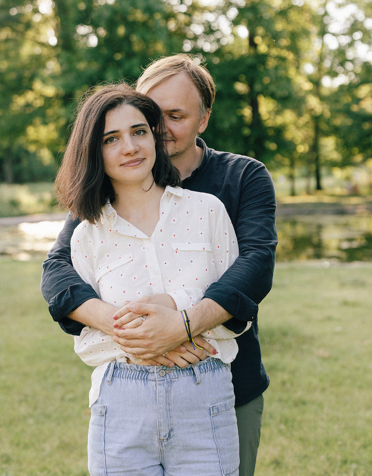 Семья в летнем парке. Прага. Семейный и свадебный фотограф в Праге Наталья Федори