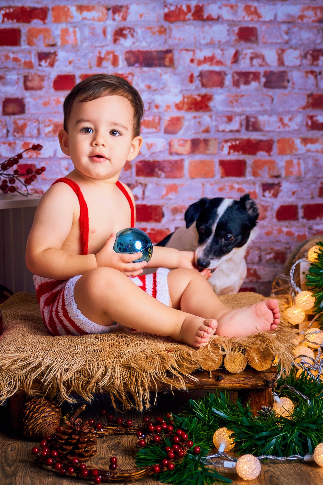 Sesión de fotos Navidad Tenerife. Fotógrafos en Tenerife dedicados a la fotografía de bebes, niños y familia