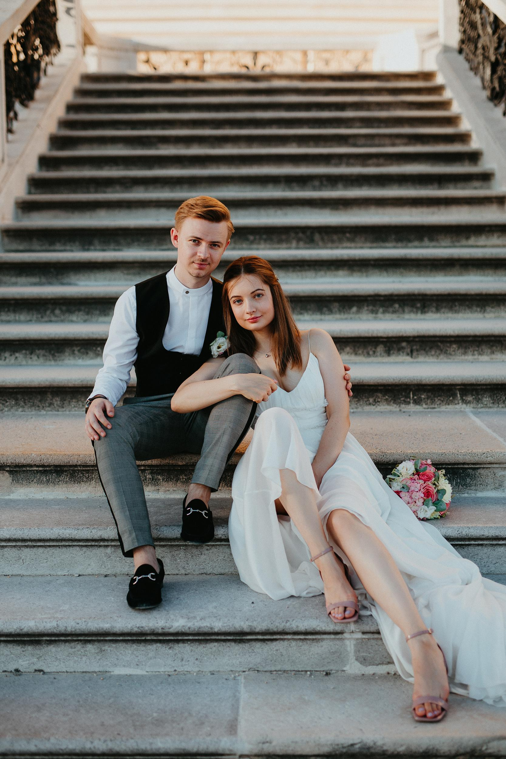 Elopement in Vienna Austria Schönbrunn palace. Iceland elopement photo and video | Nikolaichik Photo