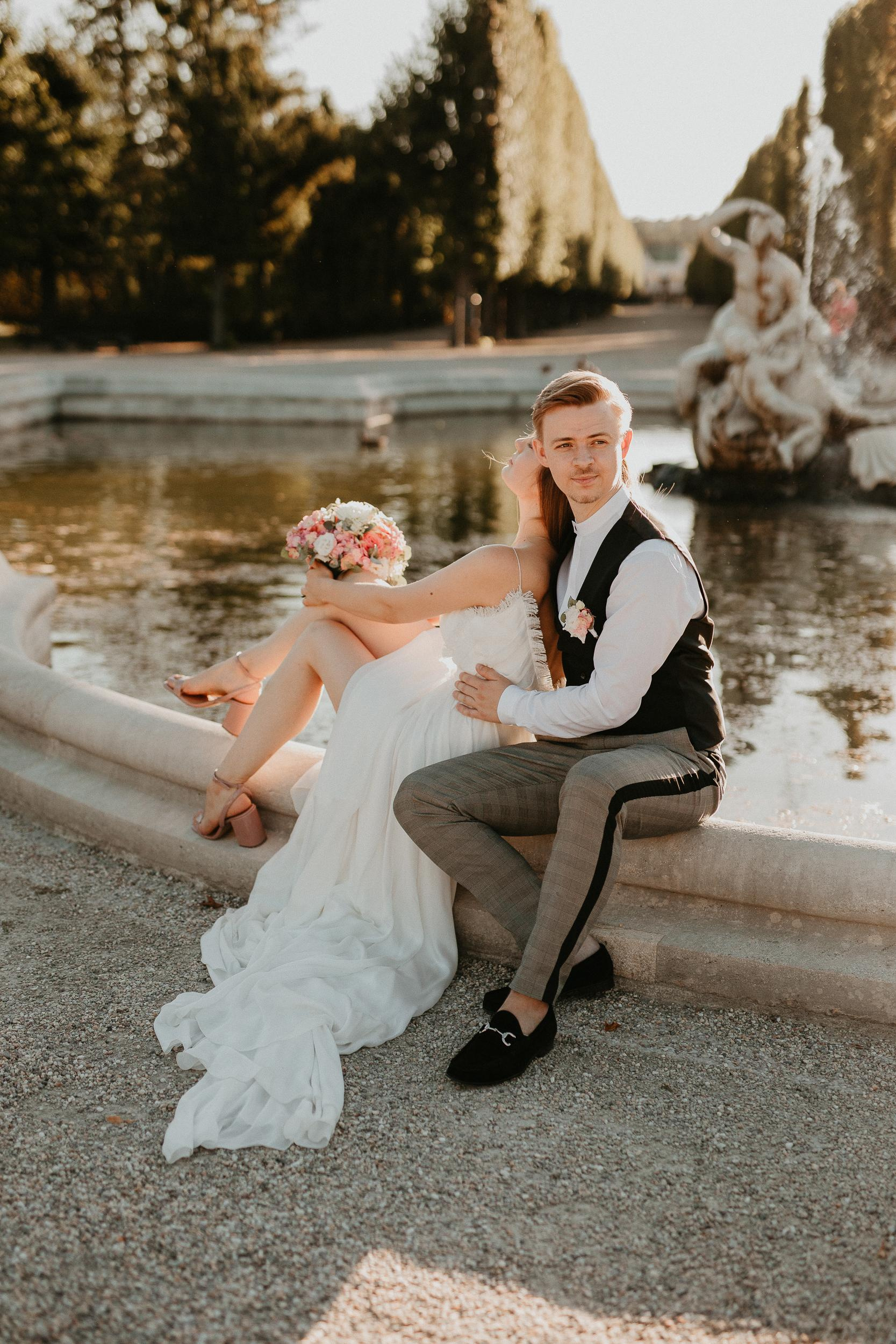 Elopement in Vienna Austria Schönbrunn palace. Iceland elopement photo and video | Nikolaichik Photo