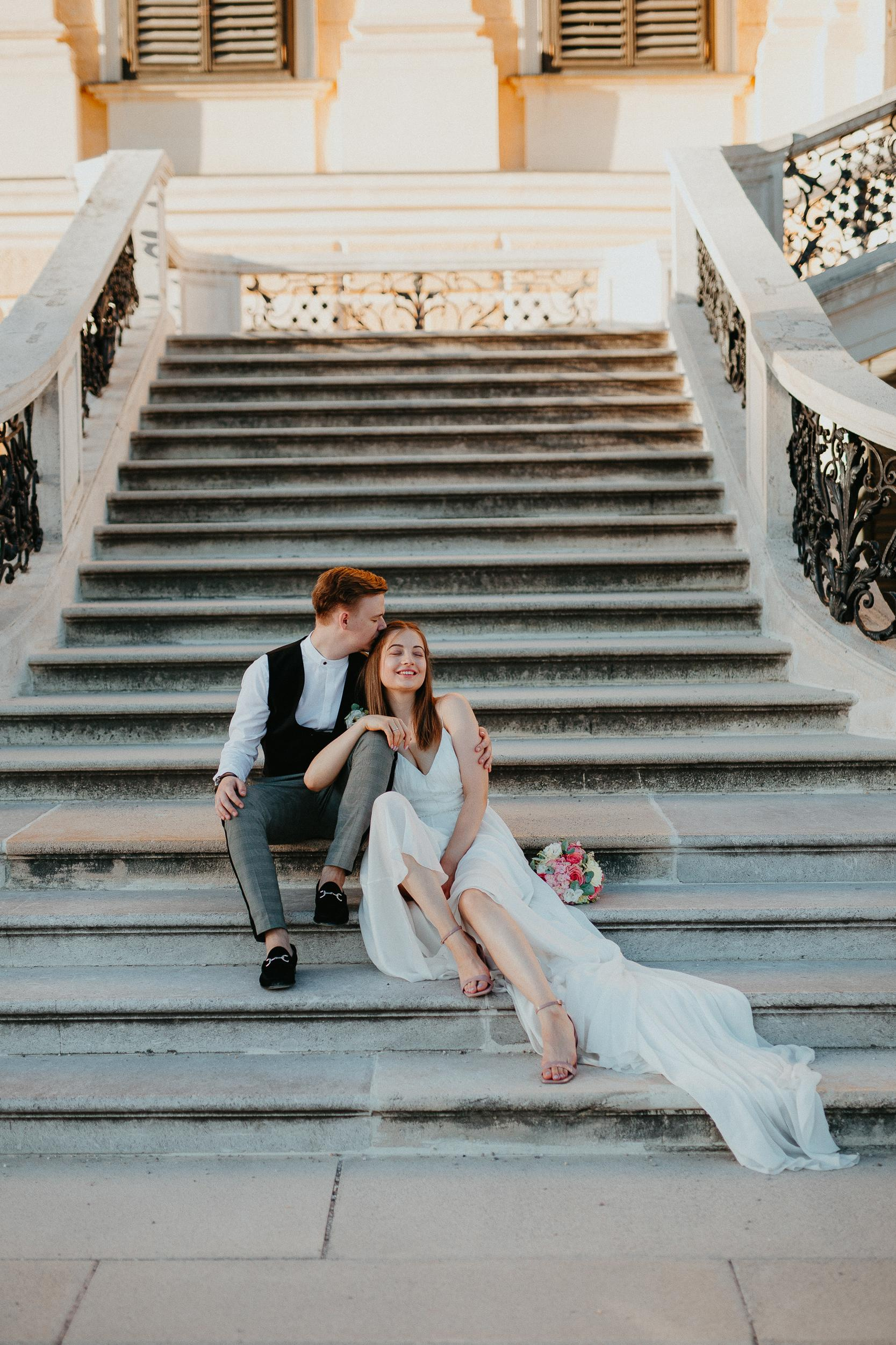 Elopement in Vienna Austria Schönbrunn palace. Iceland elopement photo and video | Nikolaichik Photo