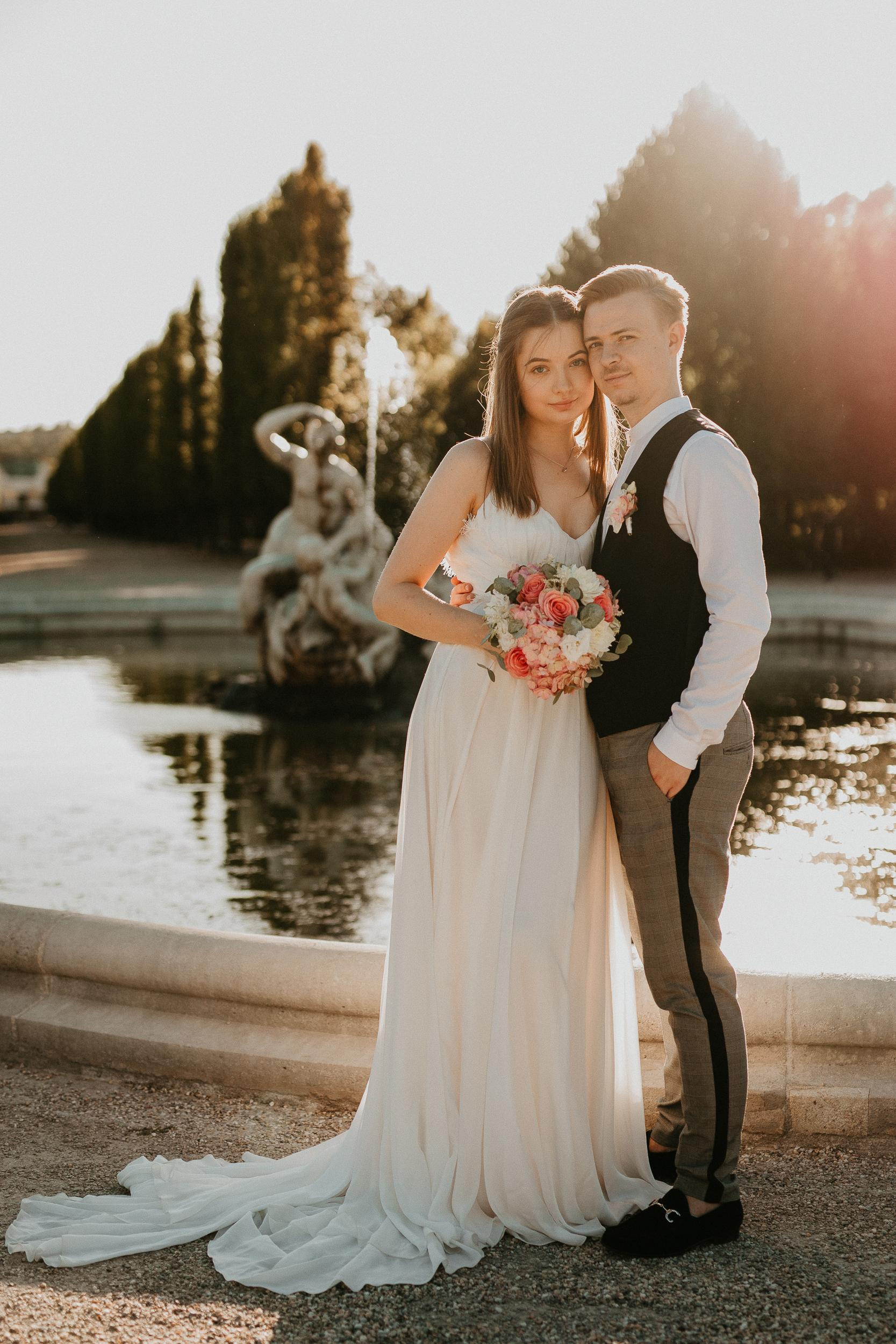 Elopement in Vienna Austria Schönbrunn palace. Iceland elopement photo and video | Nikolaichik Photo