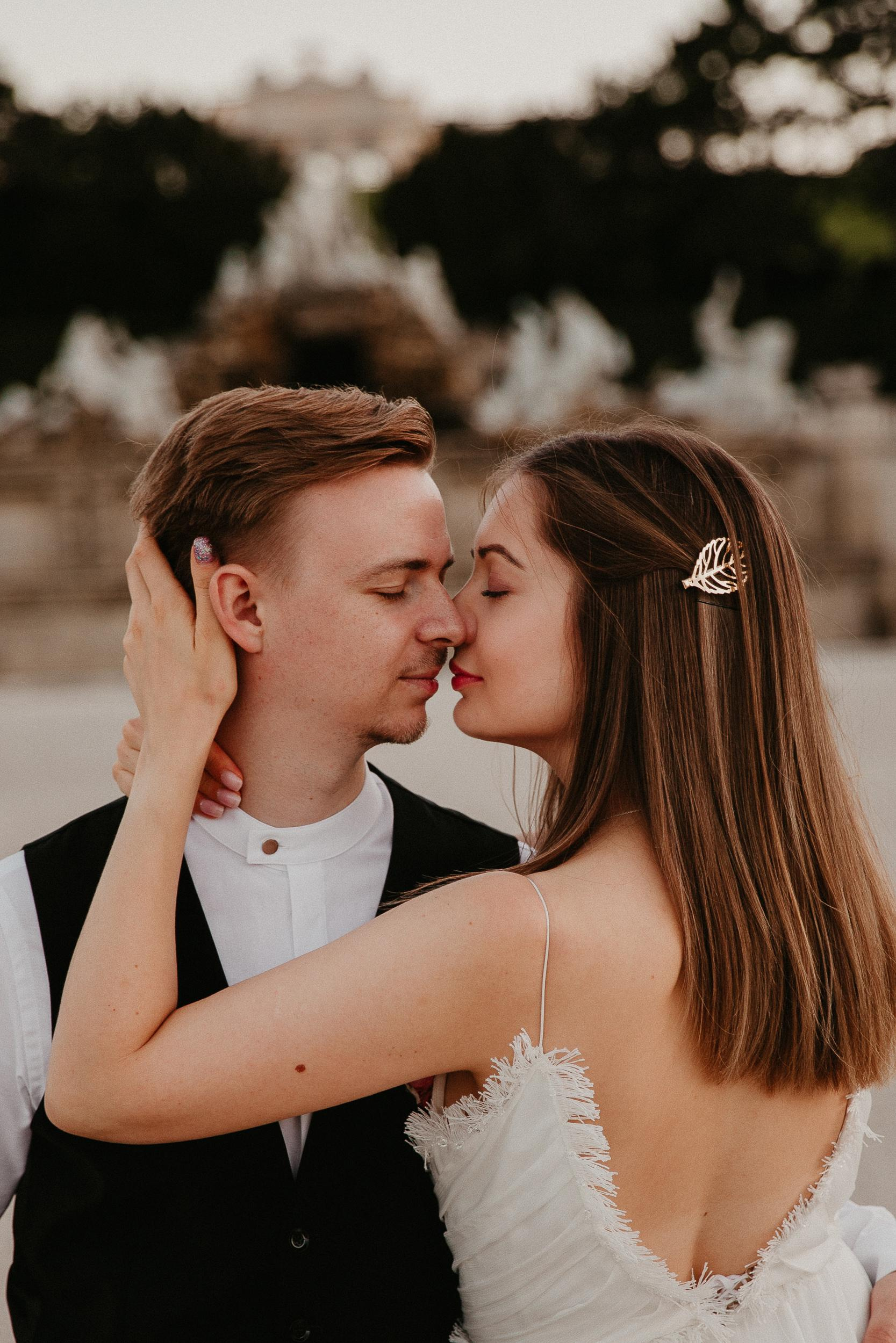Elopement in Vienna Austria Schönbrunn palace. Iceland elopement photo and video | Nikolaichik Photo