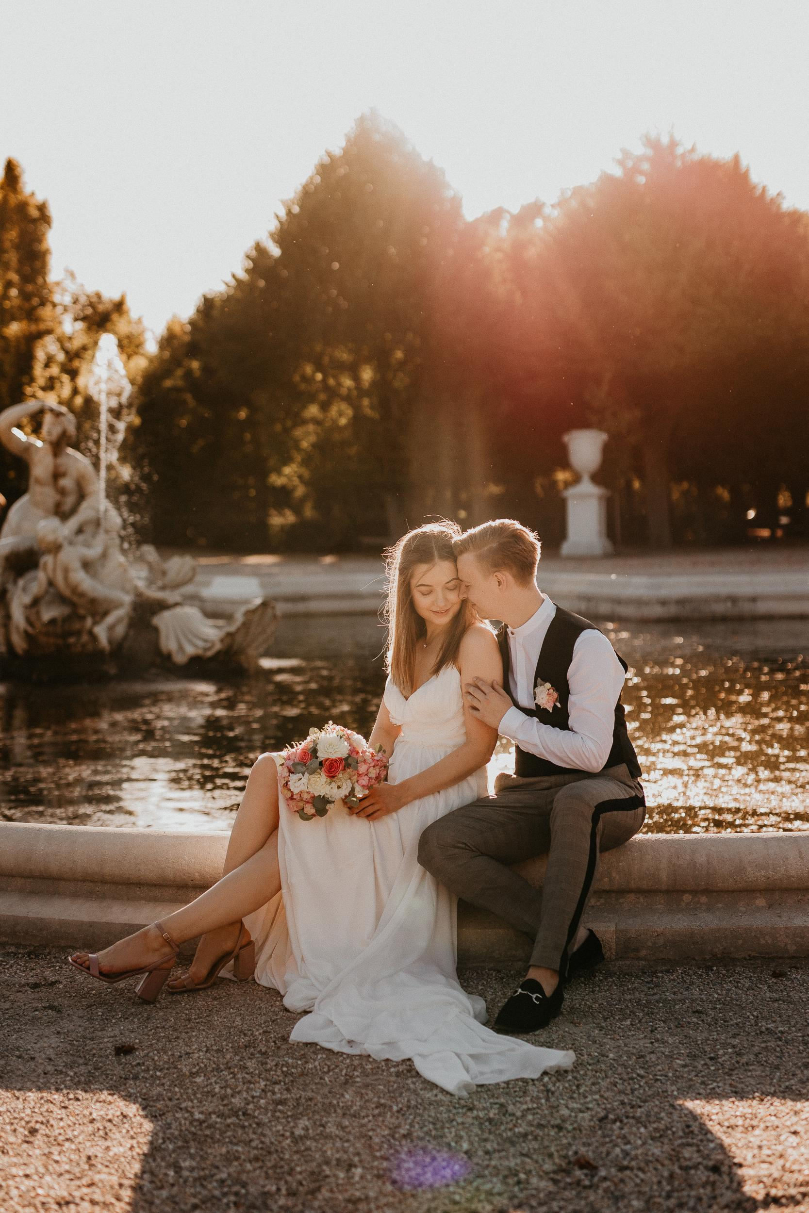 Elopement in Vienna Austria Schönbrunn palace. Iceland elopement photo and video | Nikolaichik Photo