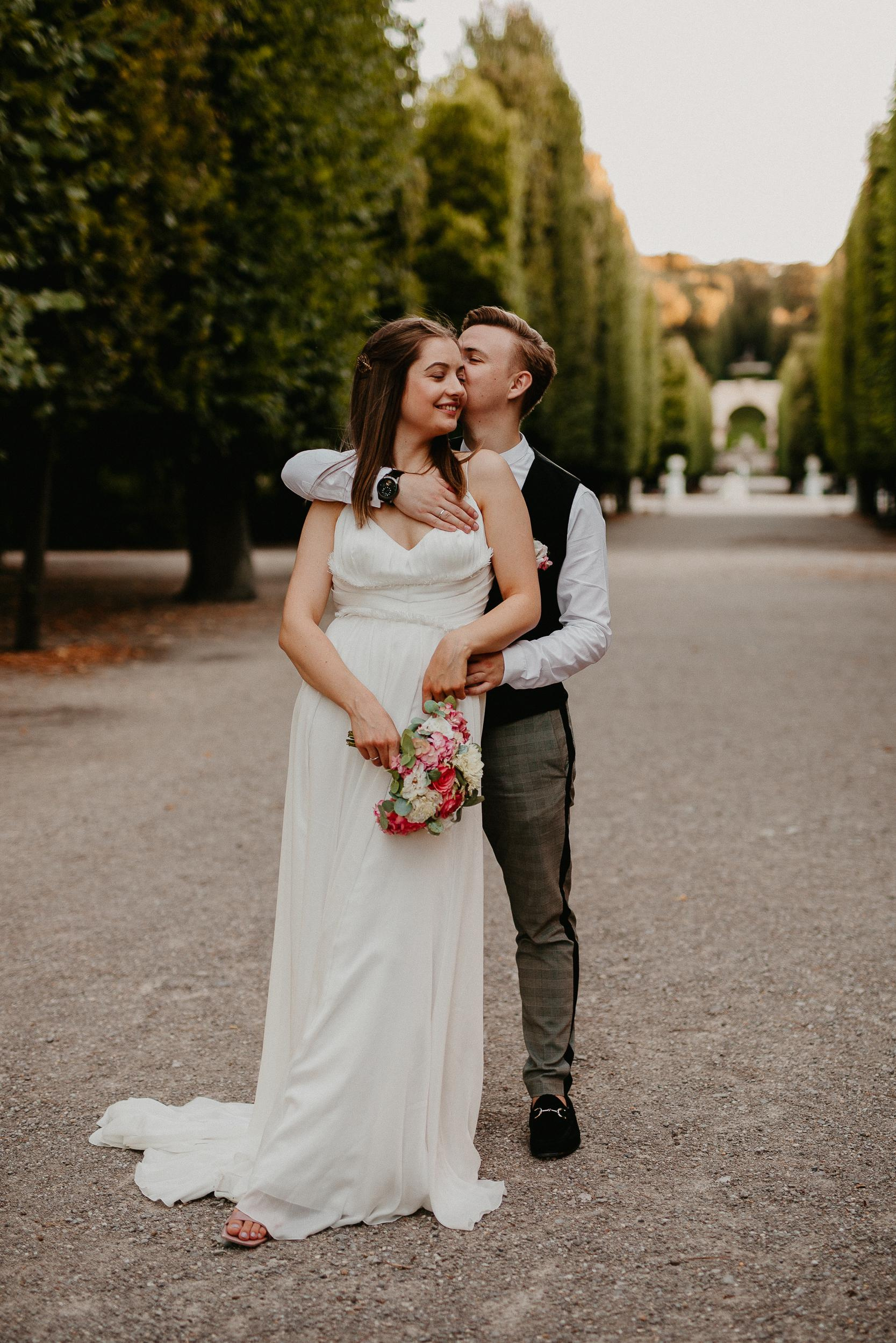 Elopement in Vienna Austria Schönbrunn palace. Iceland elopement photo and video | Nikolaichik Photo