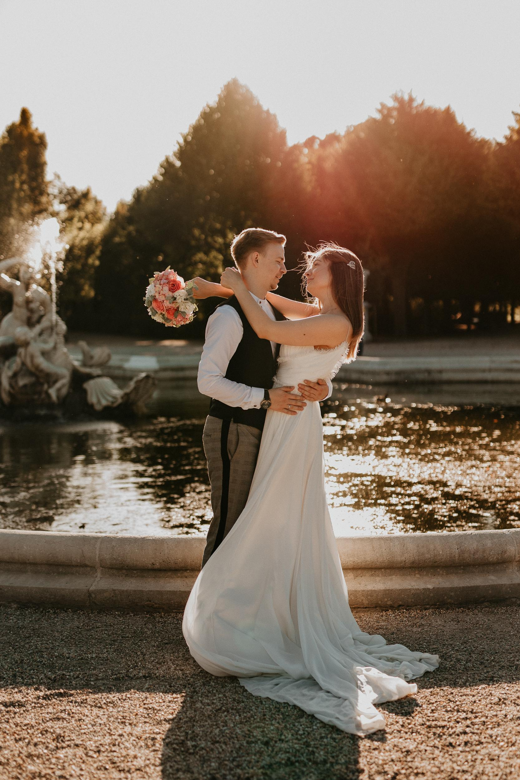 Elopement in Vienna Austria Schönbrunn palace. Iceland elopement photo and video | Nikolaichik Photo