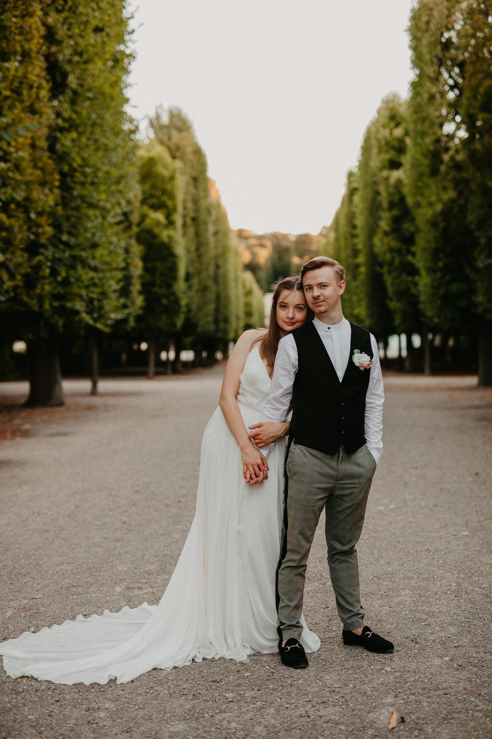 Elopement in Vienna Austria Schönbrunn palace. Iceland elopement photo and video | Nikolaichik Photo