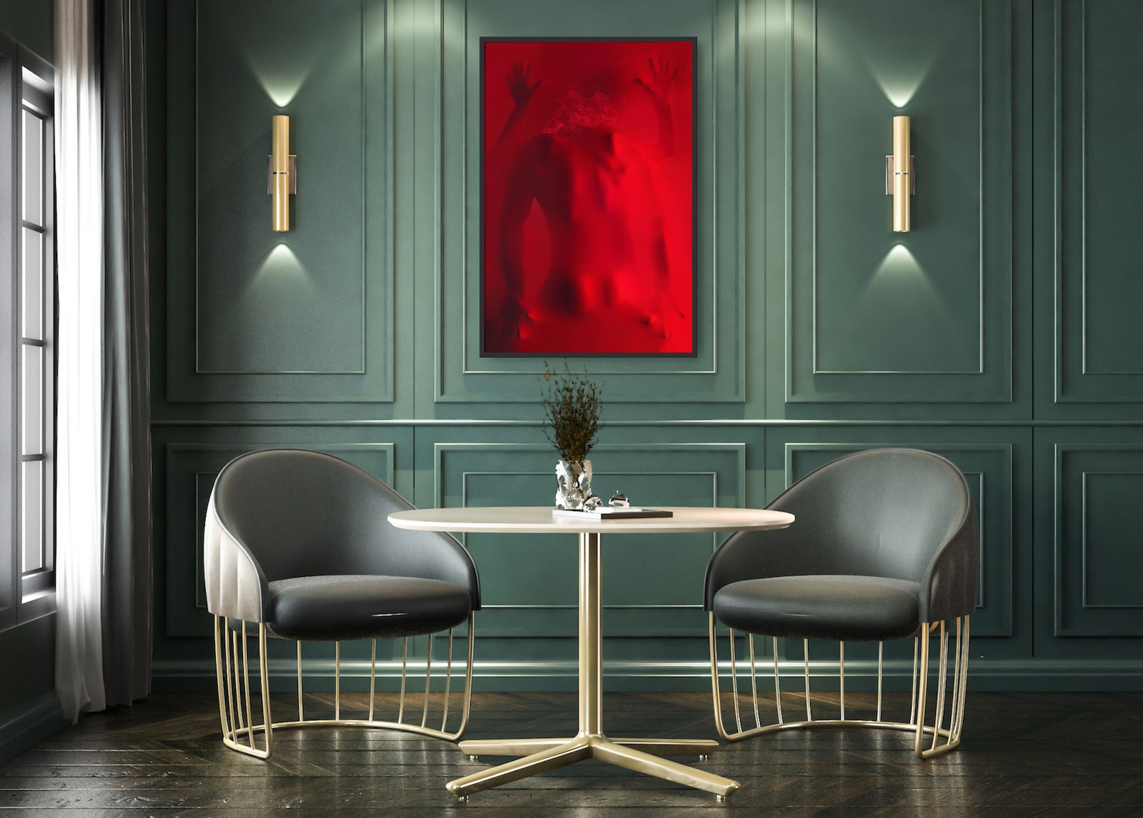 “Awakening”. Fire. Lolly Shine. Contemporary digital artist