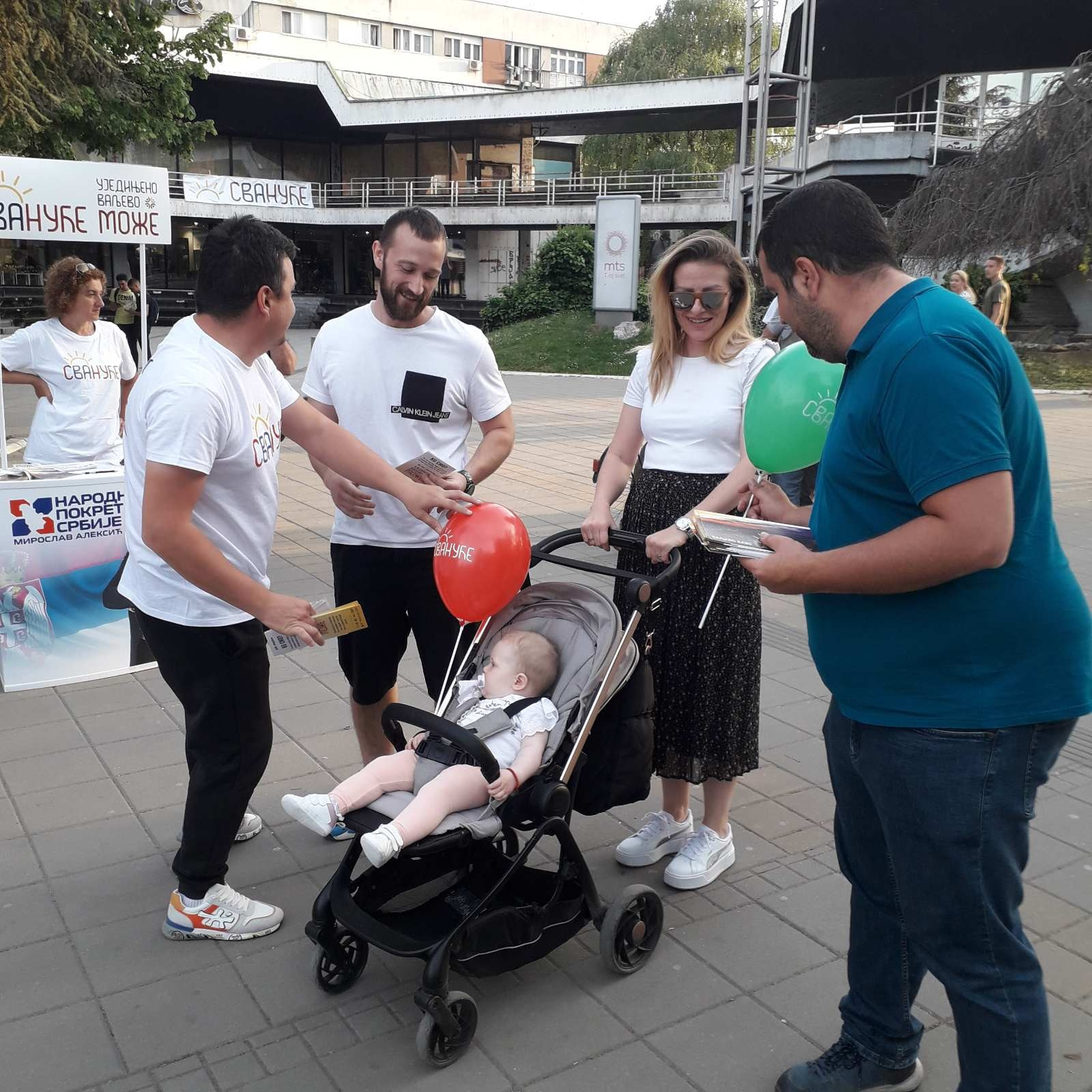 Трећи штанд коалиције Уједињено Ваљево Може — 15.04.2024. Уједињено Ваљево Може