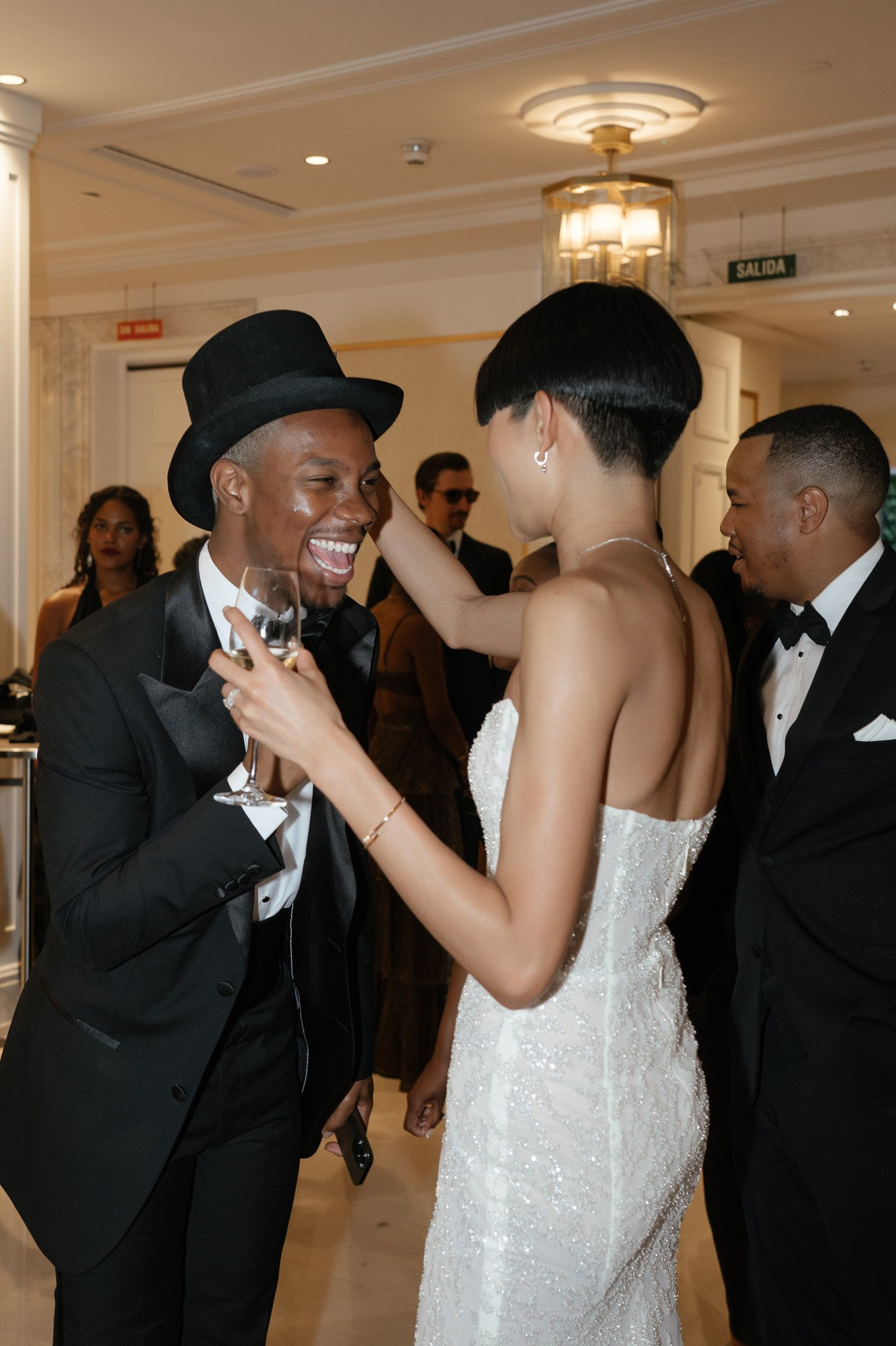 Wedding in famous Four Seasons Hotel, Madrid. Wedding photographer videographer Spain