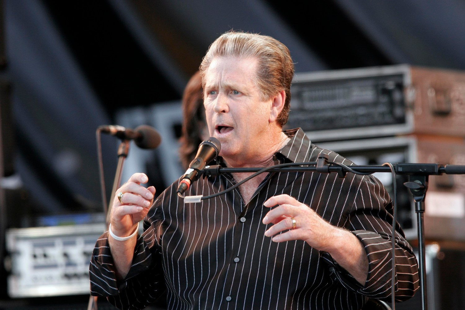 Rock legend Brian Wilson brings Beach Boys magic to the Berlin leg of Live 8.