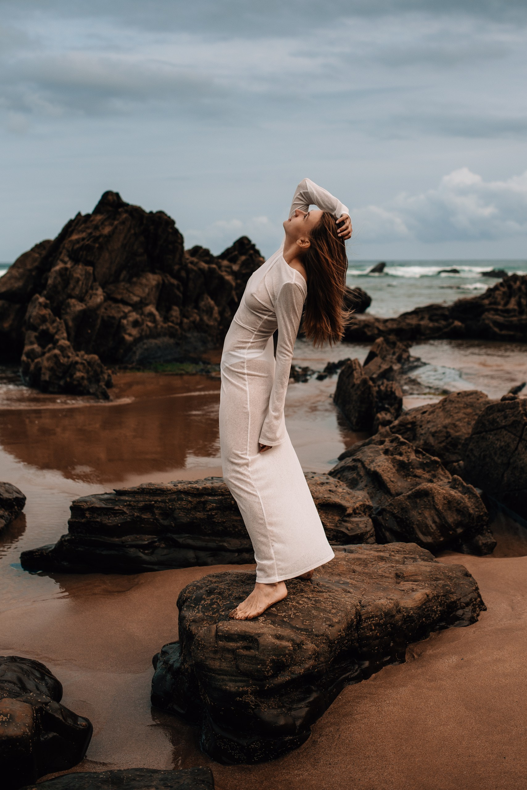 Марина и море…. Photographer in Bilbao Irina Makou