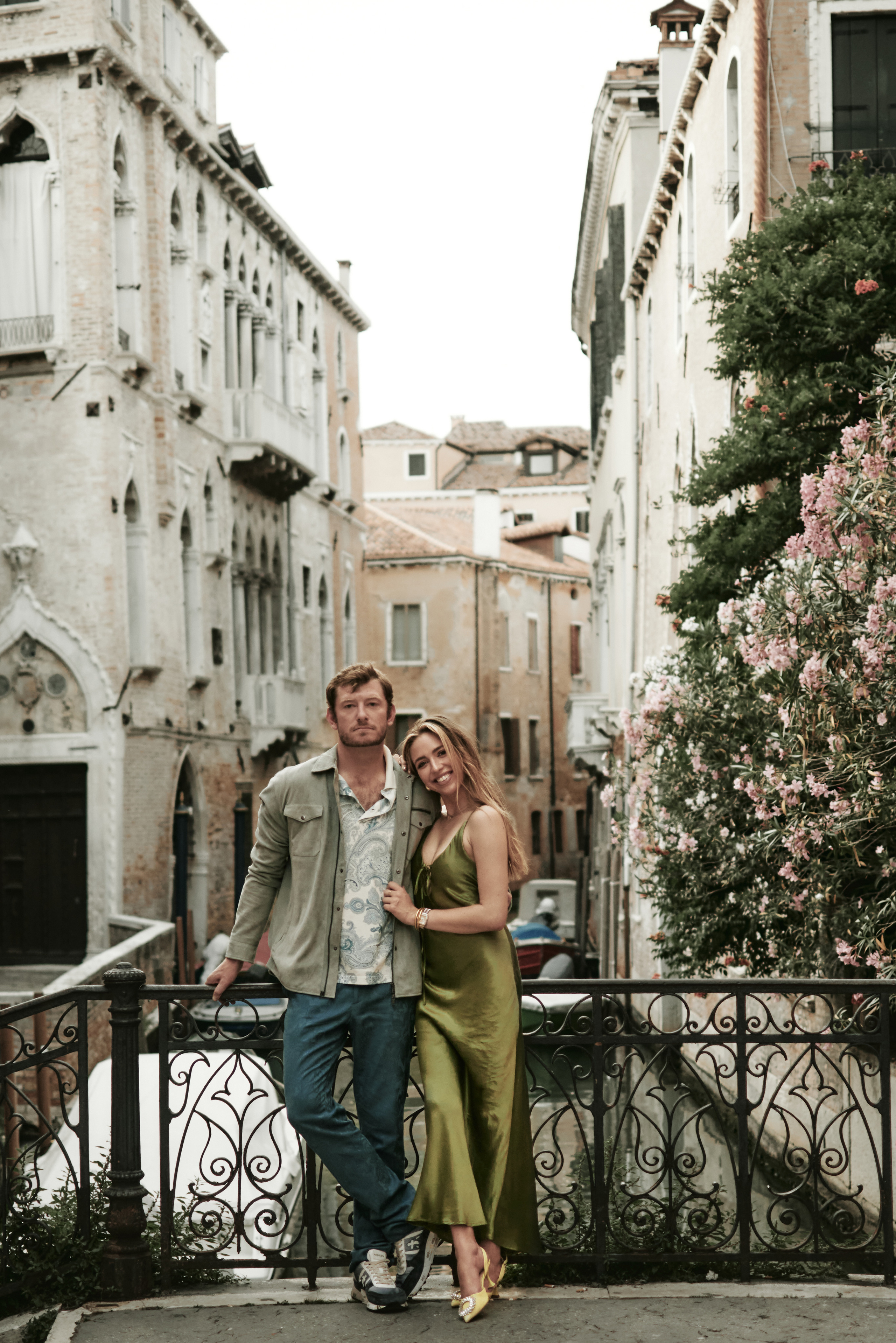 Step into the enchanting city of Venice, where love and laughter fill the narrow streets and create cherished memories. Join us as we capture the joy and connection of a couple's photoshoot in this romantic setting.As the sun casts its golden glow on the ancient buildings, our couple embarks on a leisurely stroll through the labyrinthine alleys. Hand in hand, they wander through the hidden corners, their laughter filling the air and echoing off the centuries-old walls.
