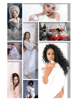 The Christmas issue of Edith Magazine with my fabulous Victoria!. Wedding and family photographer