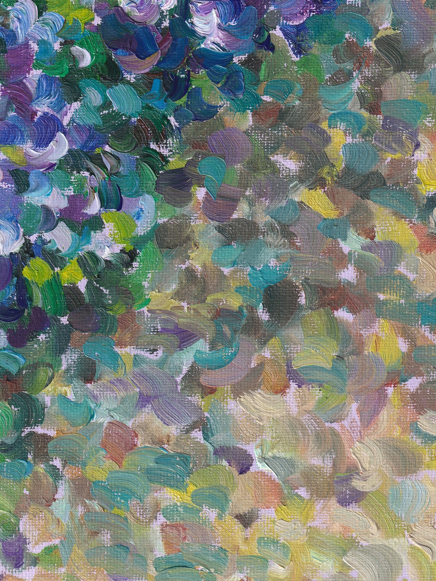 Hydrangeas, Christchurch Botanic Gardens. Evgeniia Bychina, painter