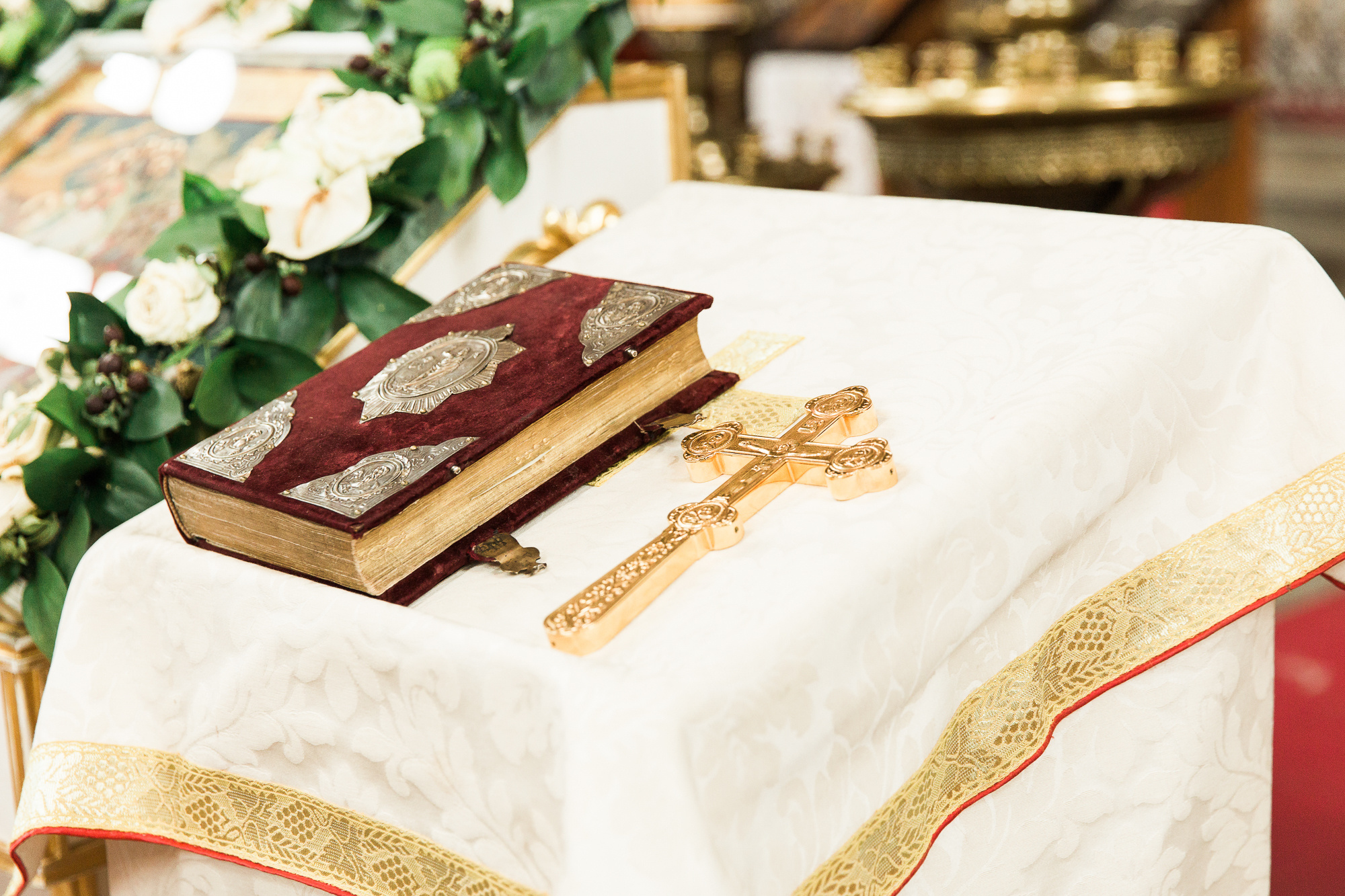 Ristiäiskuvaus Uspenskin katedraalissa Helsingissä