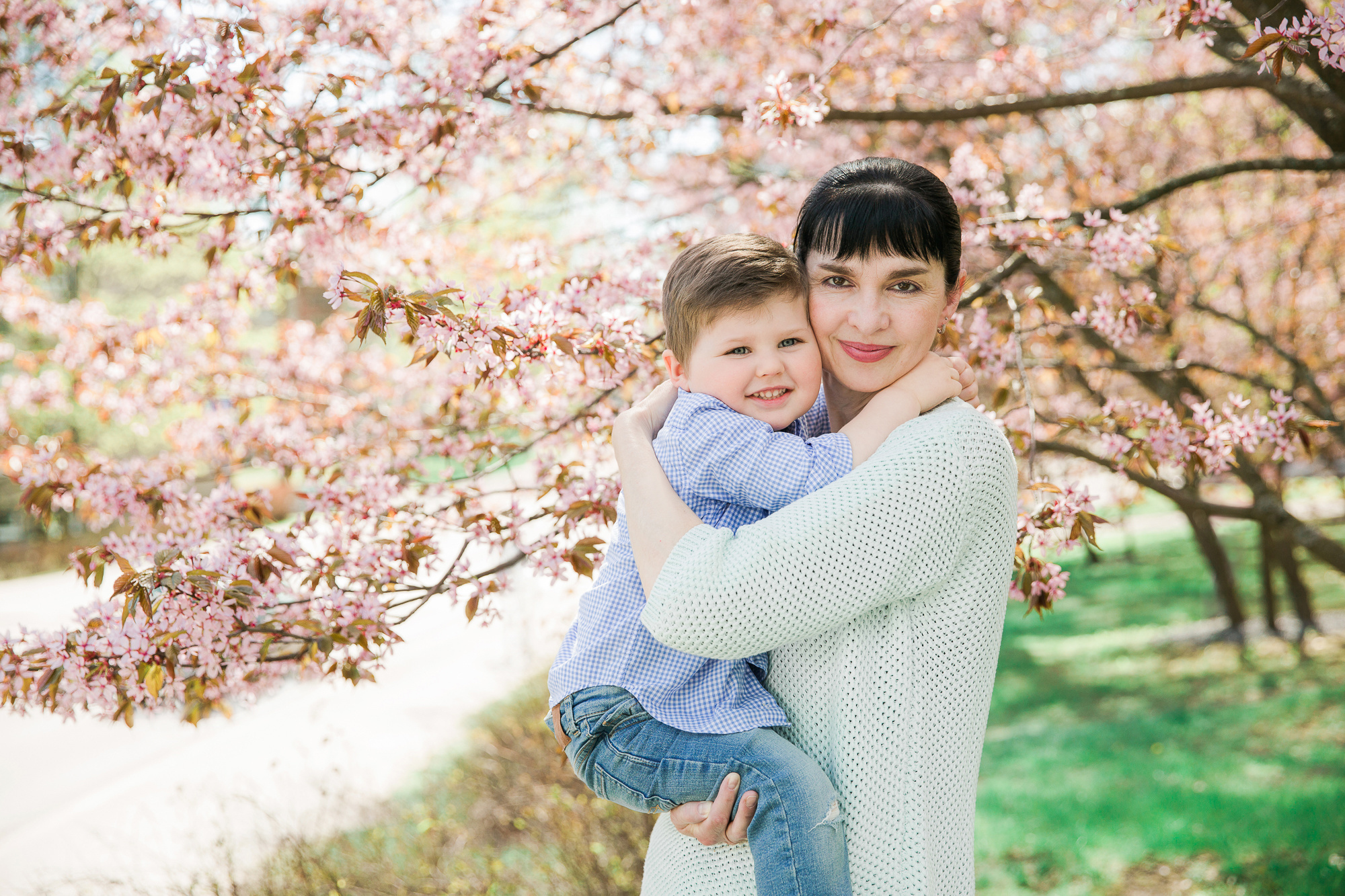 1-vuotiskuvaus Helsingin kirsikkapuistossa