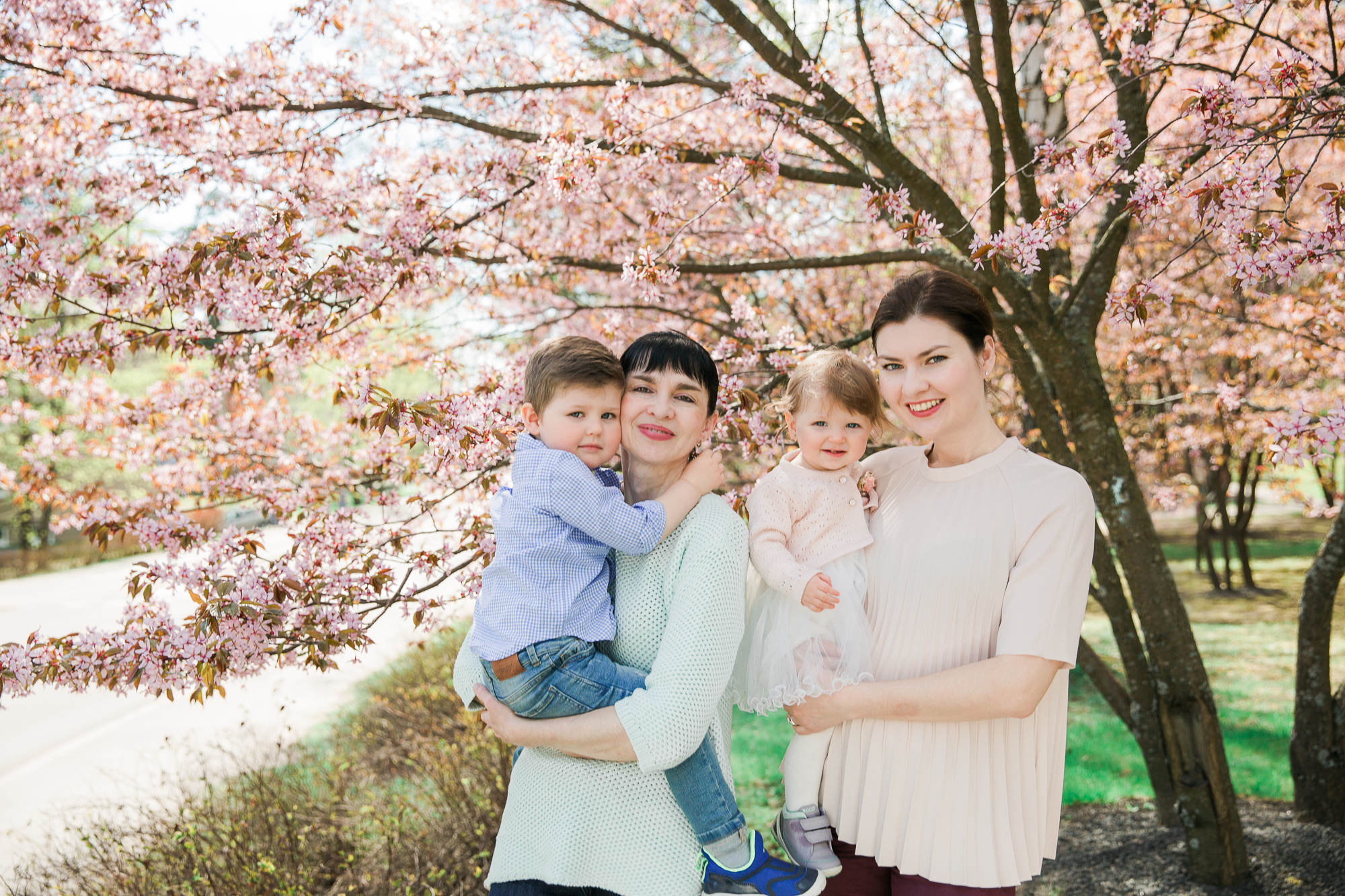 1-vuotiskuvaus Helsingin kirsikkapuistossa