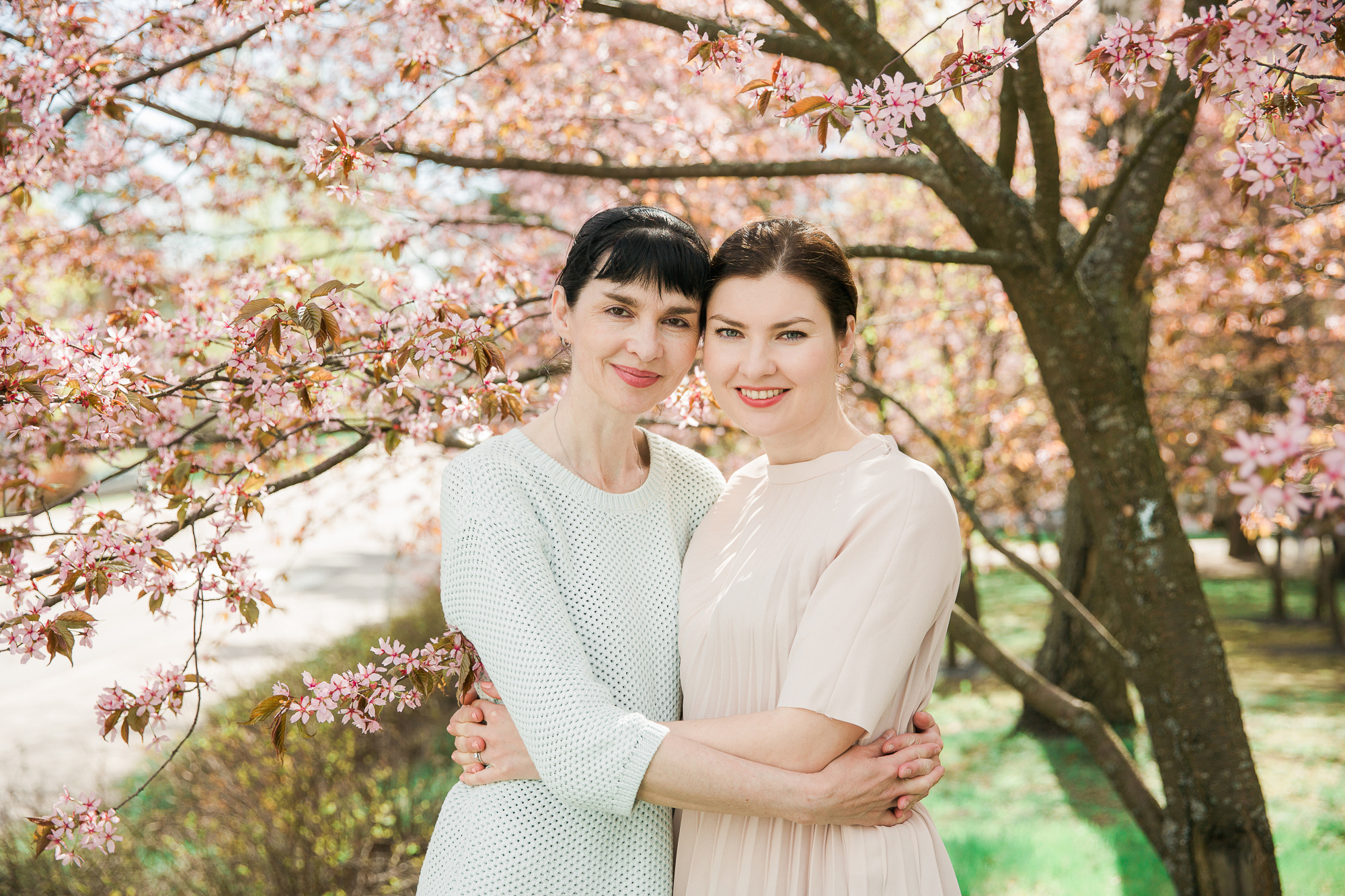 1-vuotiskuvaus Helsingin kirsikkapuistossa