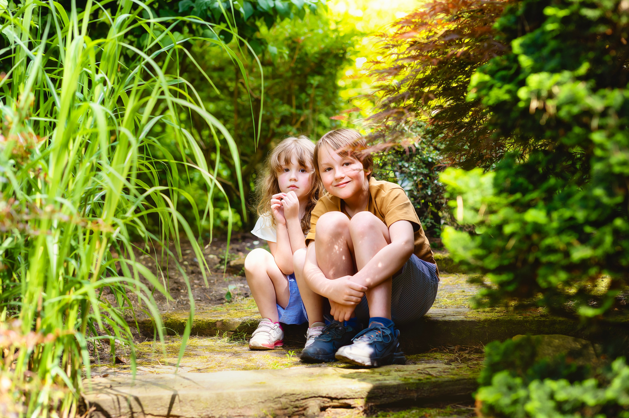 Fotosessie met broer en zus