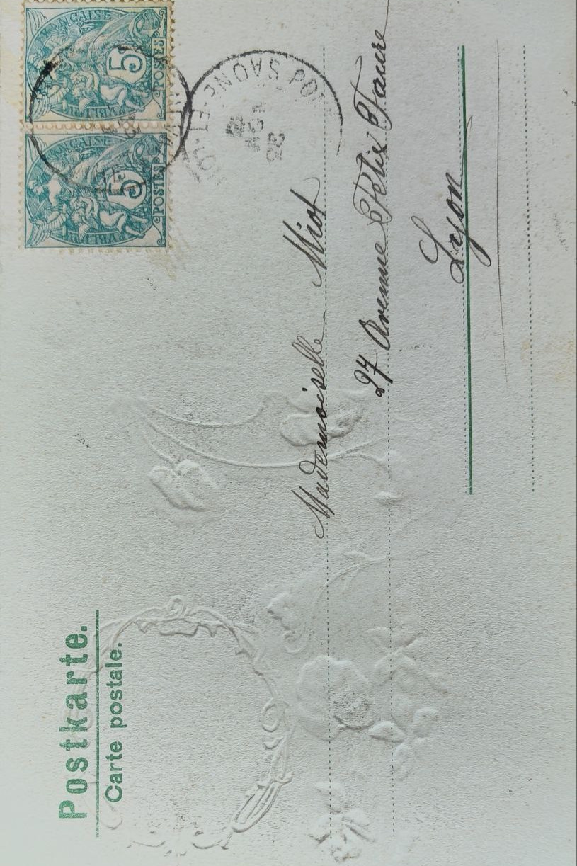 Handmade postcard art: vintage botanical. Photographer, collector of vintage postcards, and creator of stories at the intersection of the past and the personal. Irina Dainakova