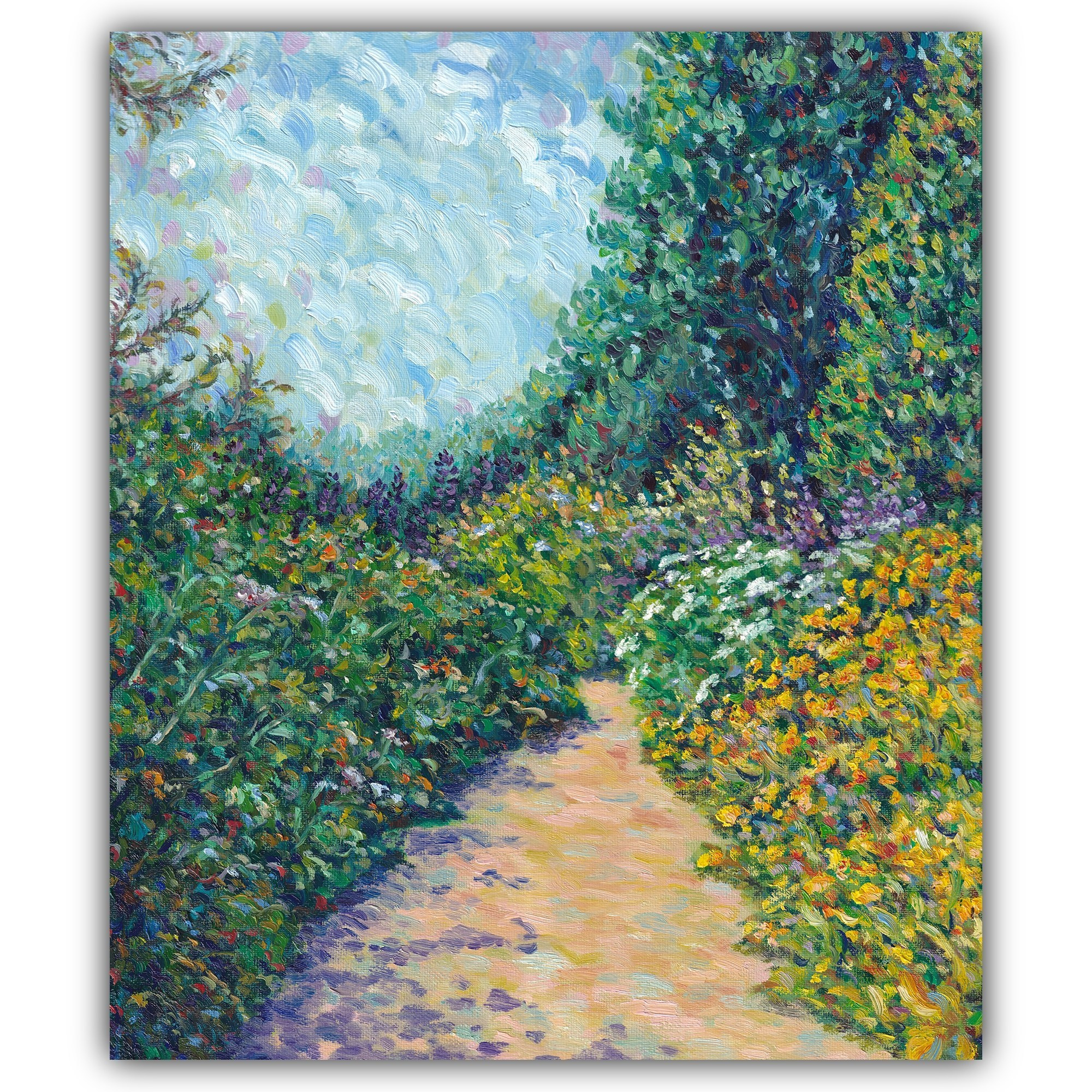 Path, Lautaret Garden. Evgeniia Bychina, painter