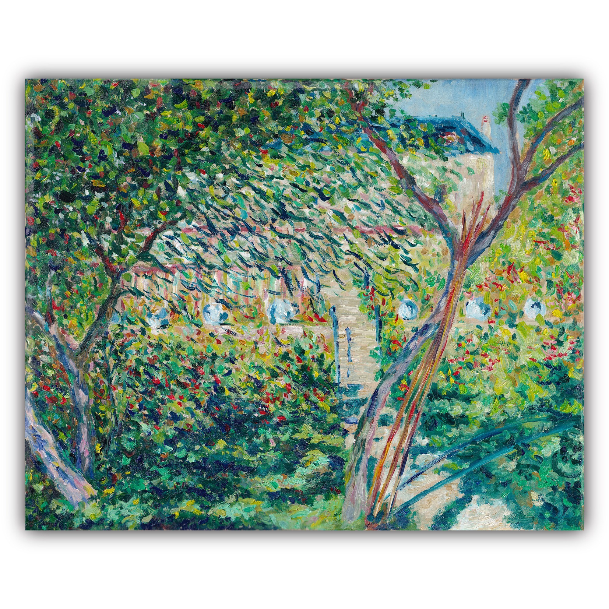 « Garden at Vétheuil » by Claude Monet. Evgeniia Bychina, painter