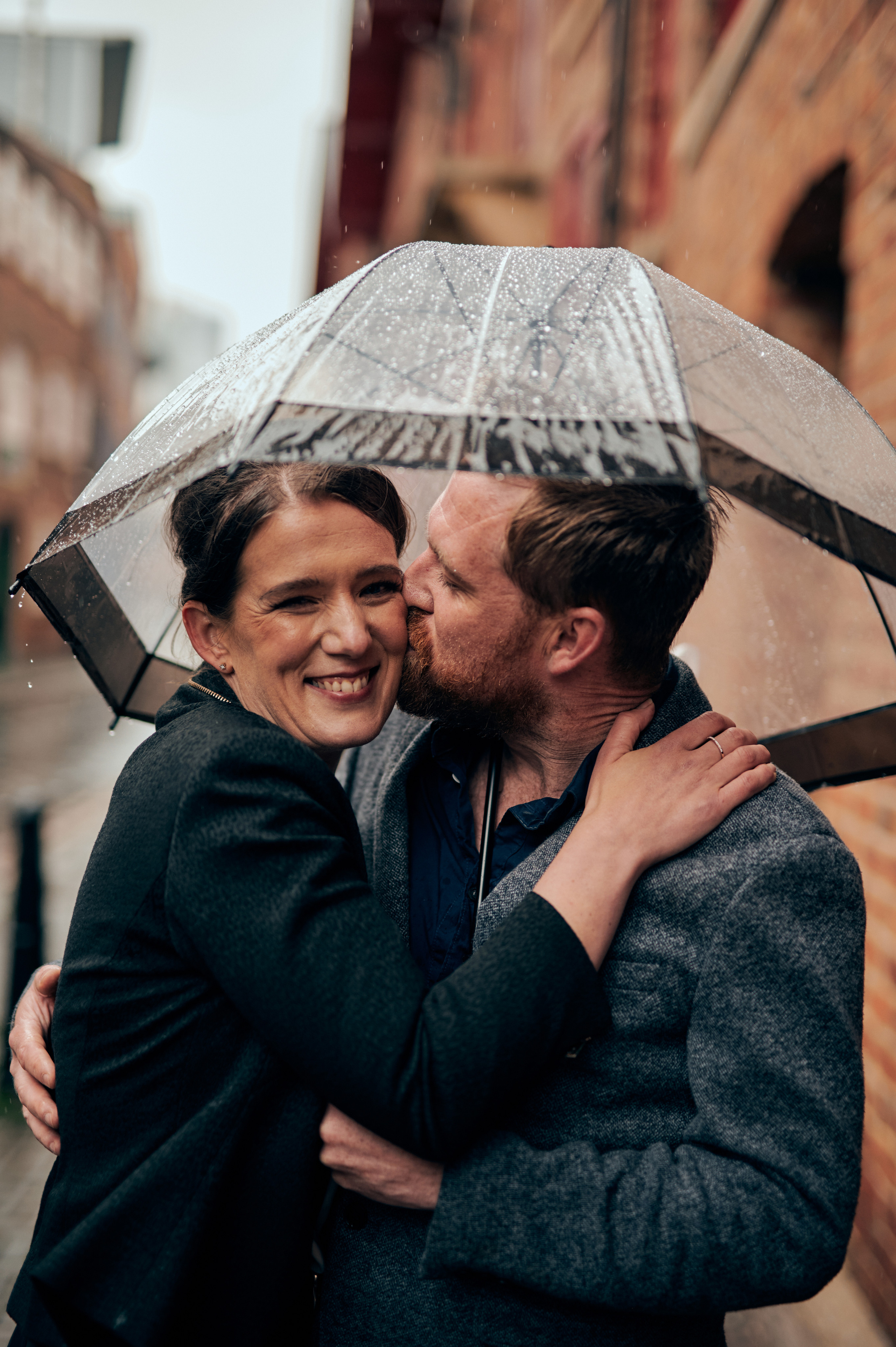 Rainy Day Photoshoot | Moody & Romantic Leeds Session. Rapley Photography | West Yorkshire Wedding & Portrait Photographer