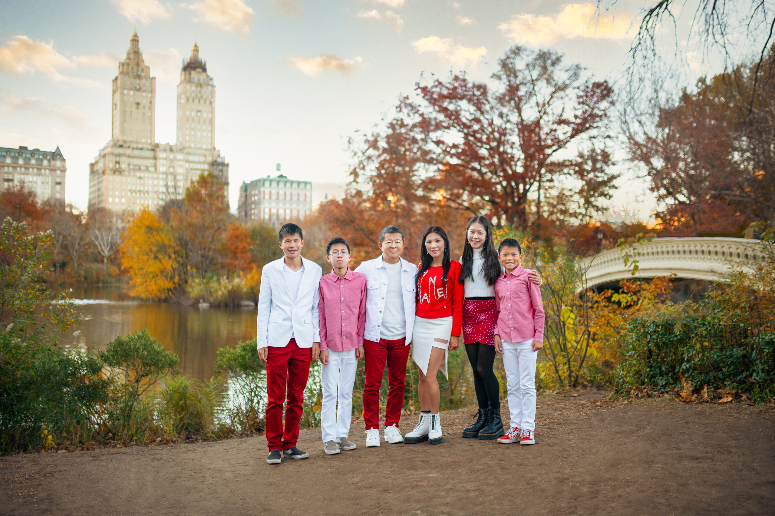 family photo session in Central Park New York