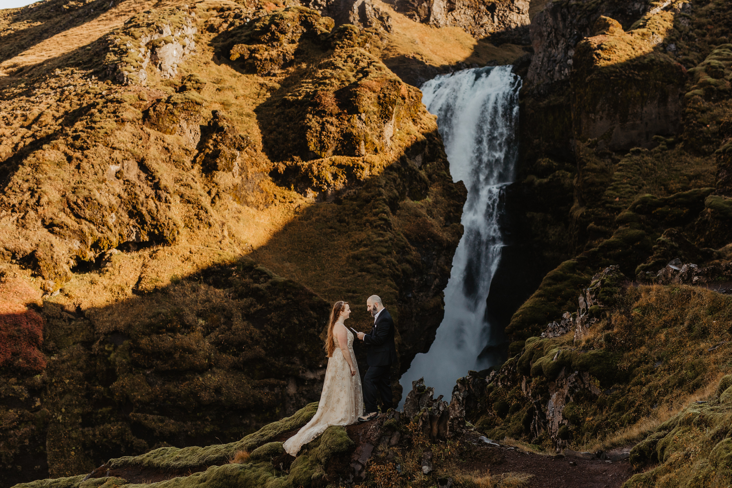 Iceland elopement wedding videographer