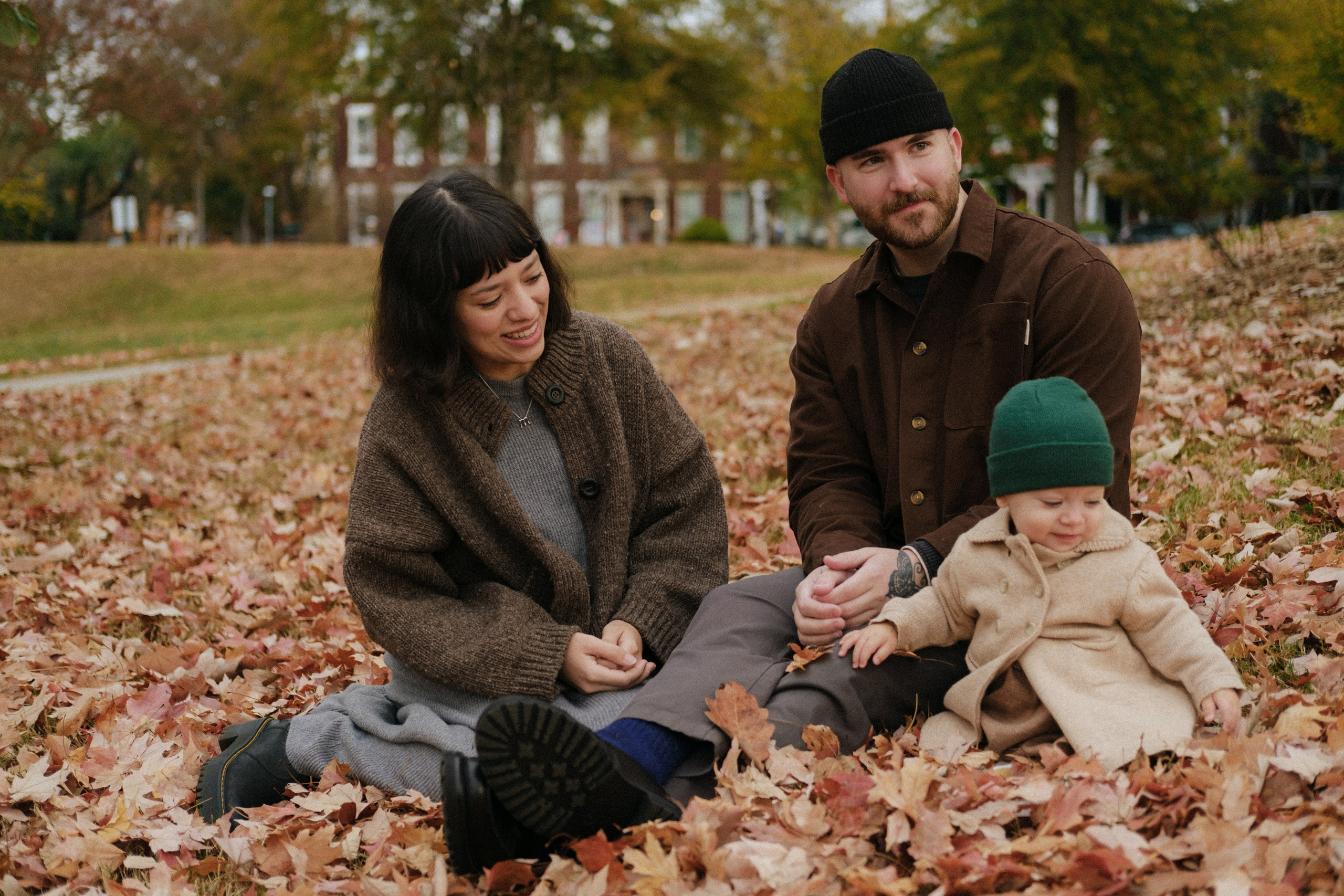 Autumn family photo session at Libby Hill Park in Richmond, VA