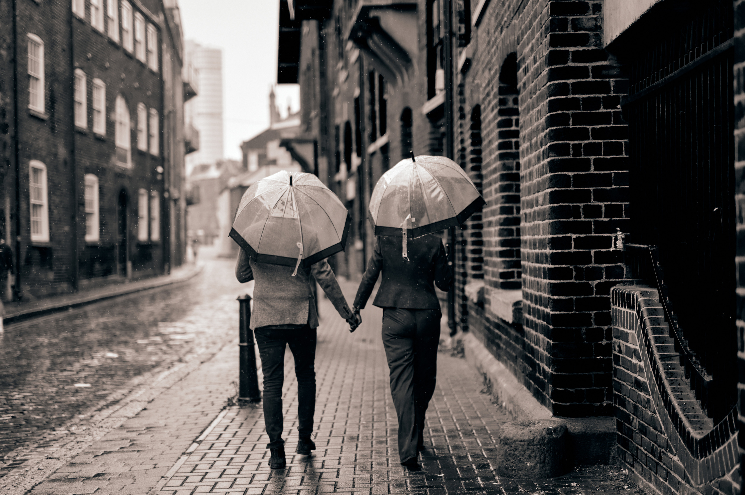 Rainy Day Photoshoot | Moody & Romantic Leeds Session. Rapley Photography | West Yorkshire Wedding & Portrait Photographer