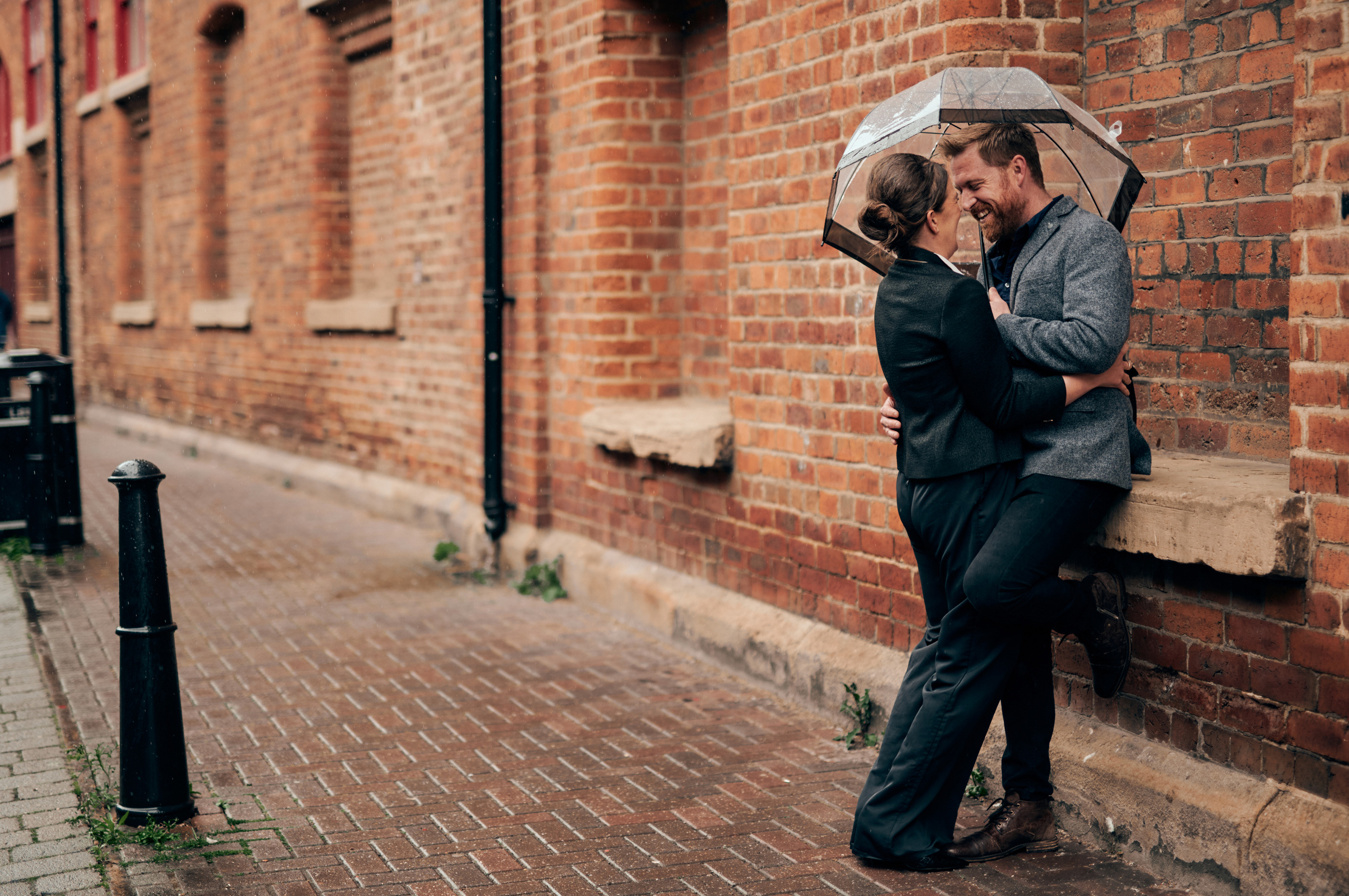 Rainy Day Photoshoot | Moody & Romantic Leeds Session. Rapley Photography | West Yorkshire Wedding & Portrait Photographer