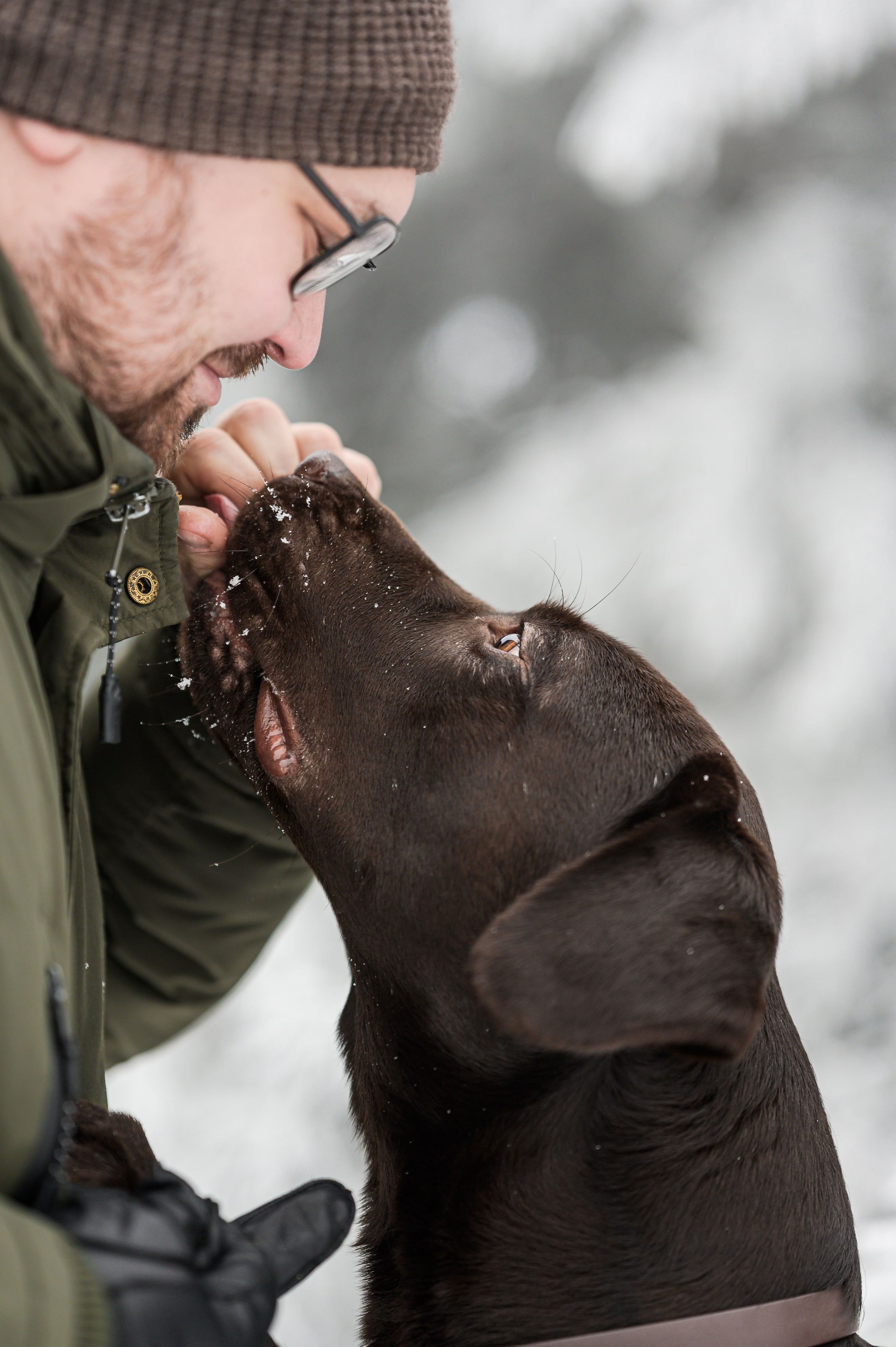 Unvergessliches Winter-Hundeshooting im Erzgebirge. RawPeek