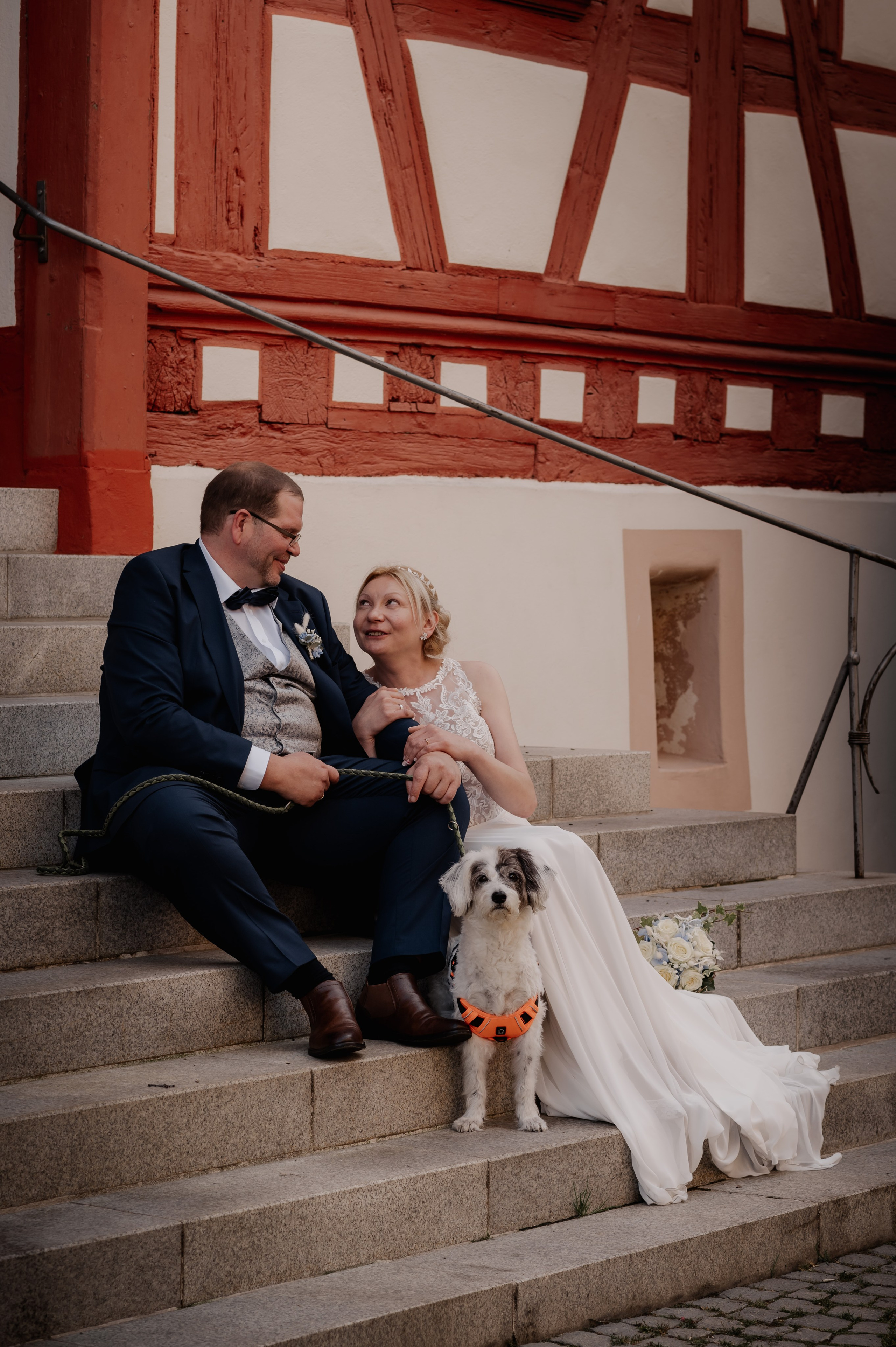 Hochzeitsträume mit Fellnase. Фотограф в Нюрнберге Ирина Менерт из Ансбаха