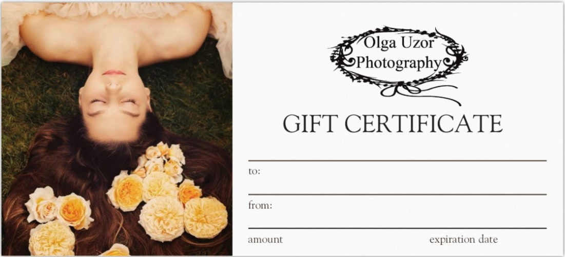 Gift  certificate. Stevenage, Hertfordshire family, maternity and newborn photographer