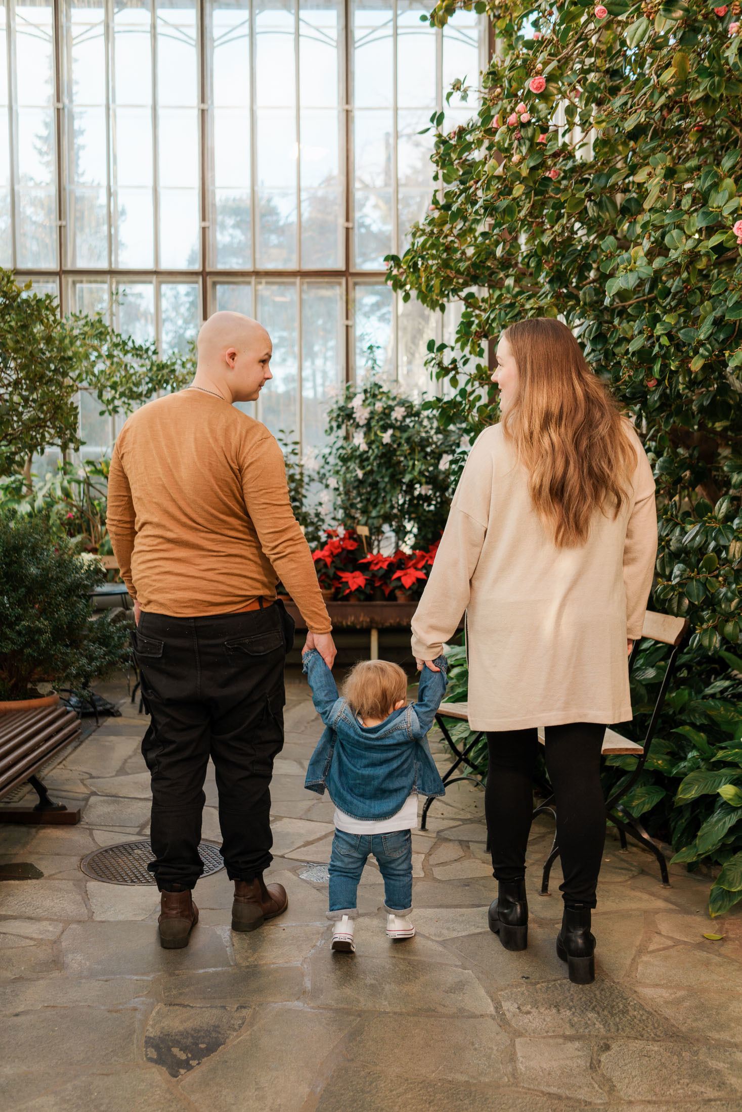 Perhe- ja lapsikuvaus Talvipuutarhassa