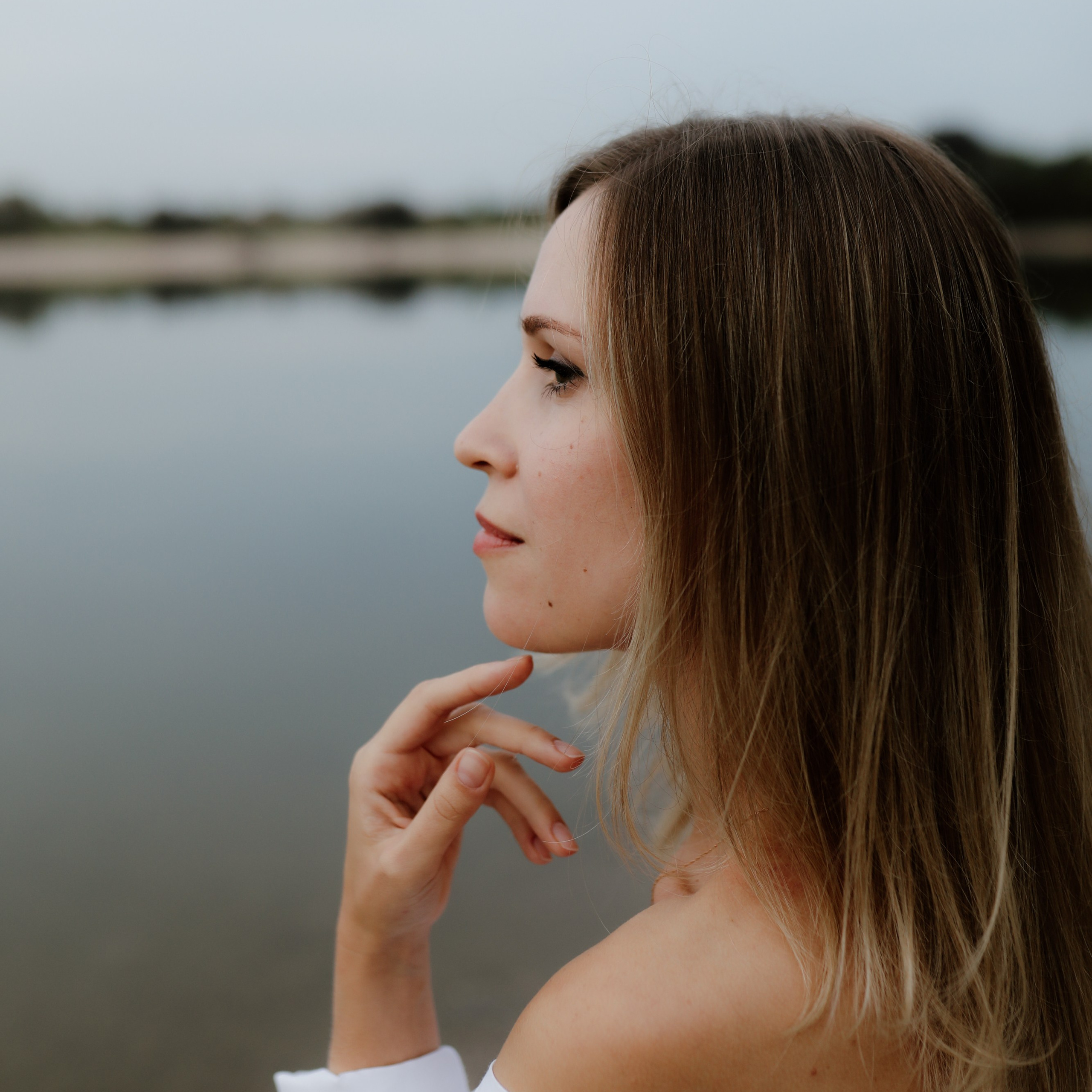 Schöne Frauenfotos draußen