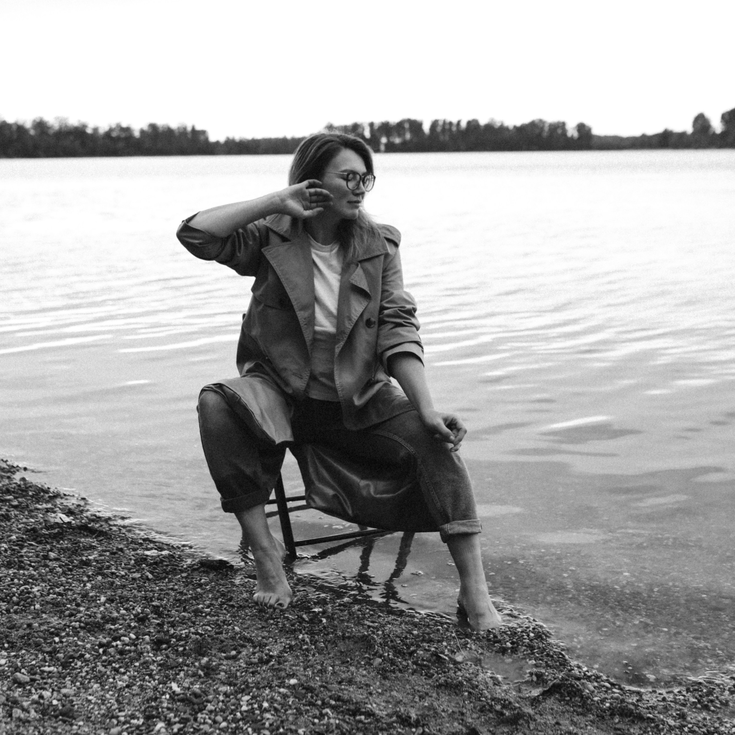 Schöne Frauenfotos draußen