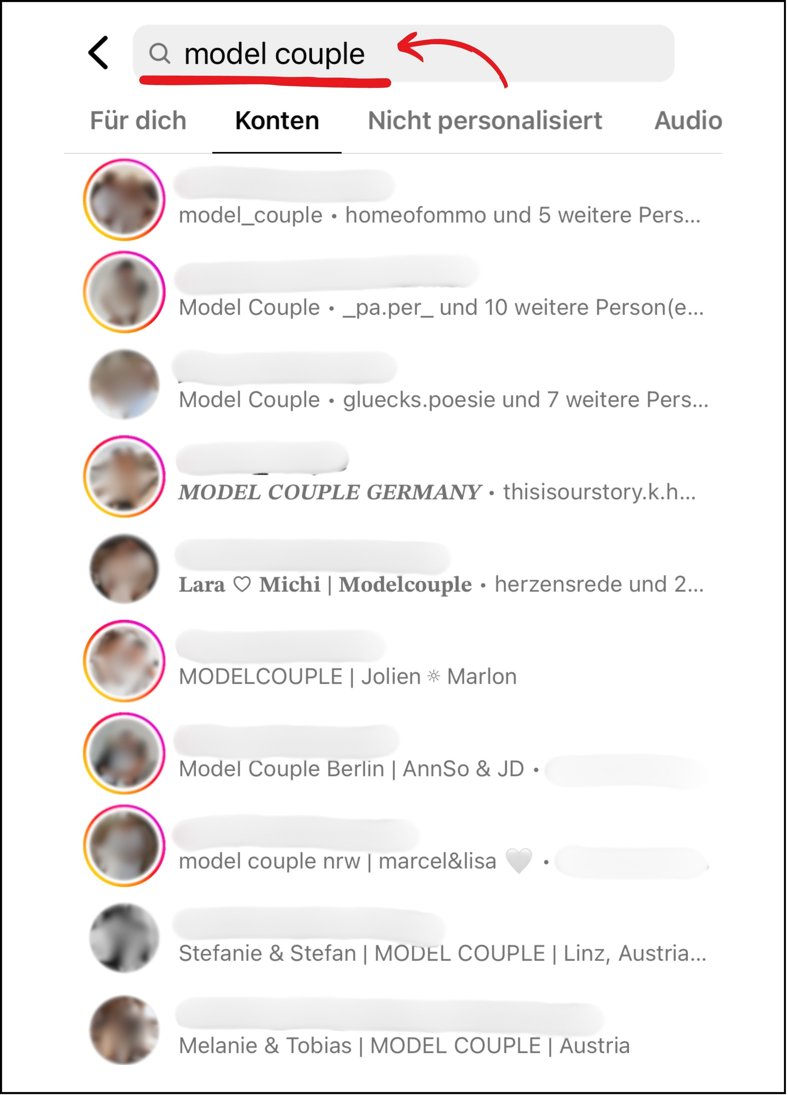 Wedding Model Couple auf Instagram