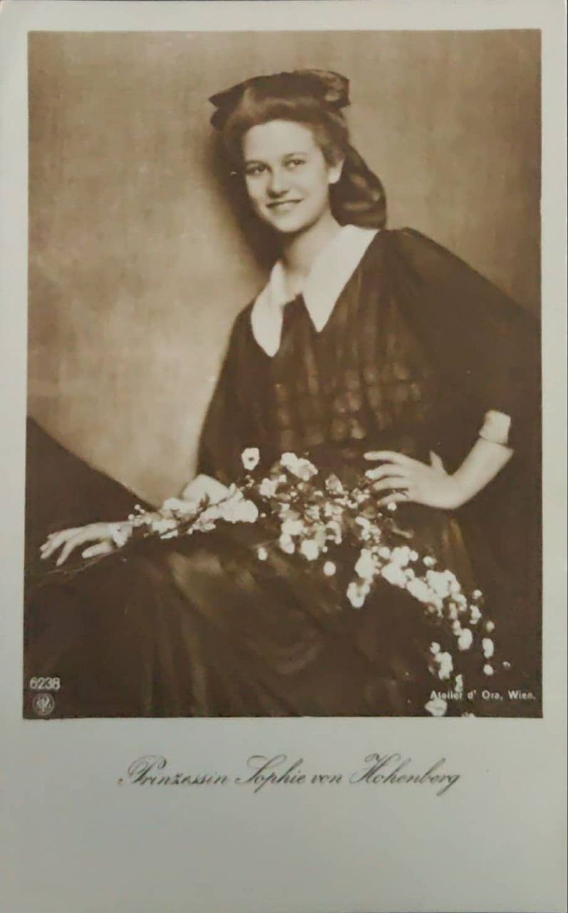 stara pocztówka księżniczka Sofia Hohenberg