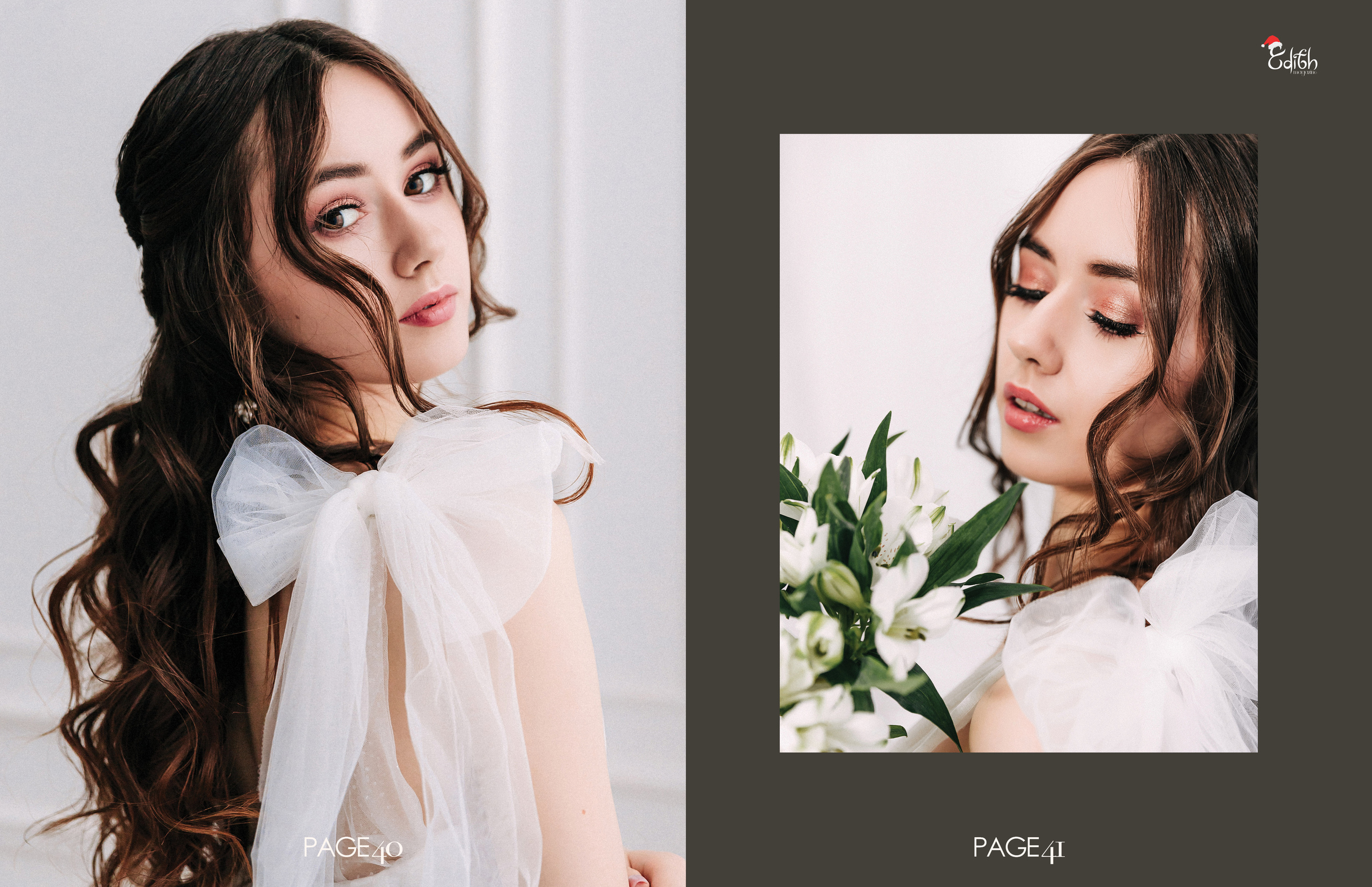 The Christmas issue of Edith Magazine with my fabulous Victoria!. Wedding and family photographer