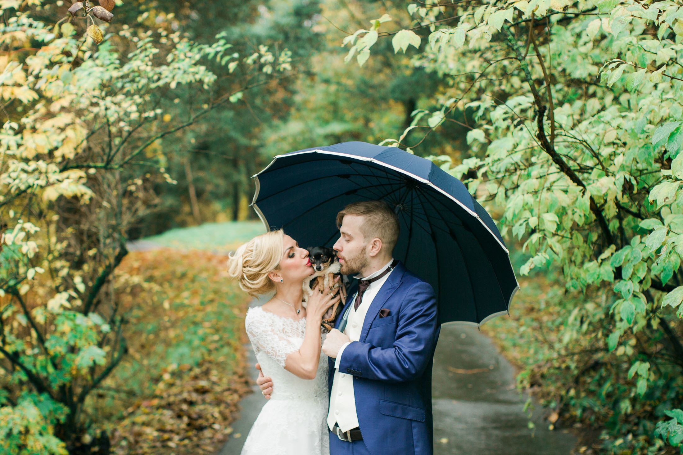 Syksyiset hääpotretit Talvipuutarha + vanhankaupunginkoski