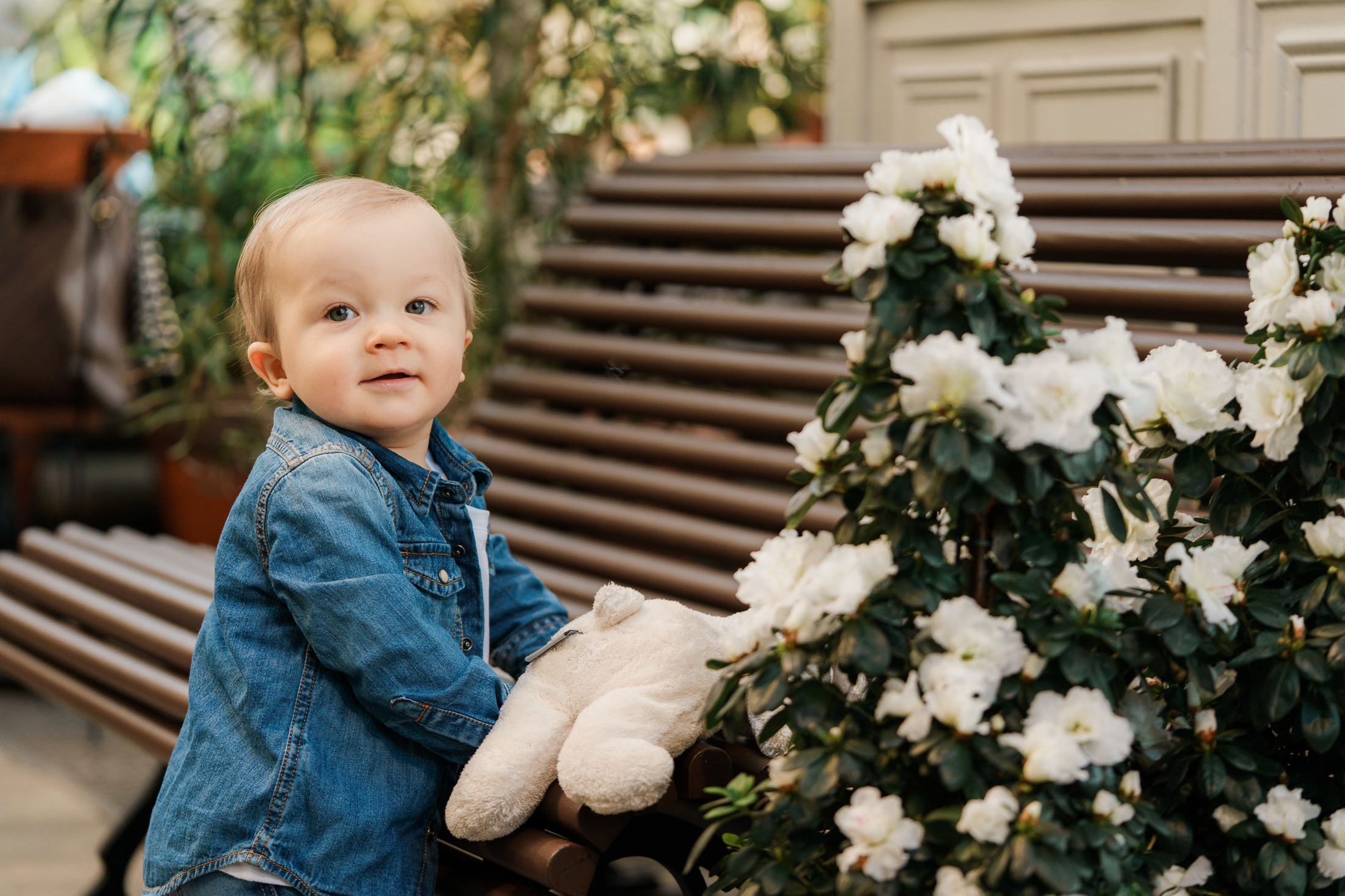 Perhe- ja lapsikuvaus Talvipuutarhassa
