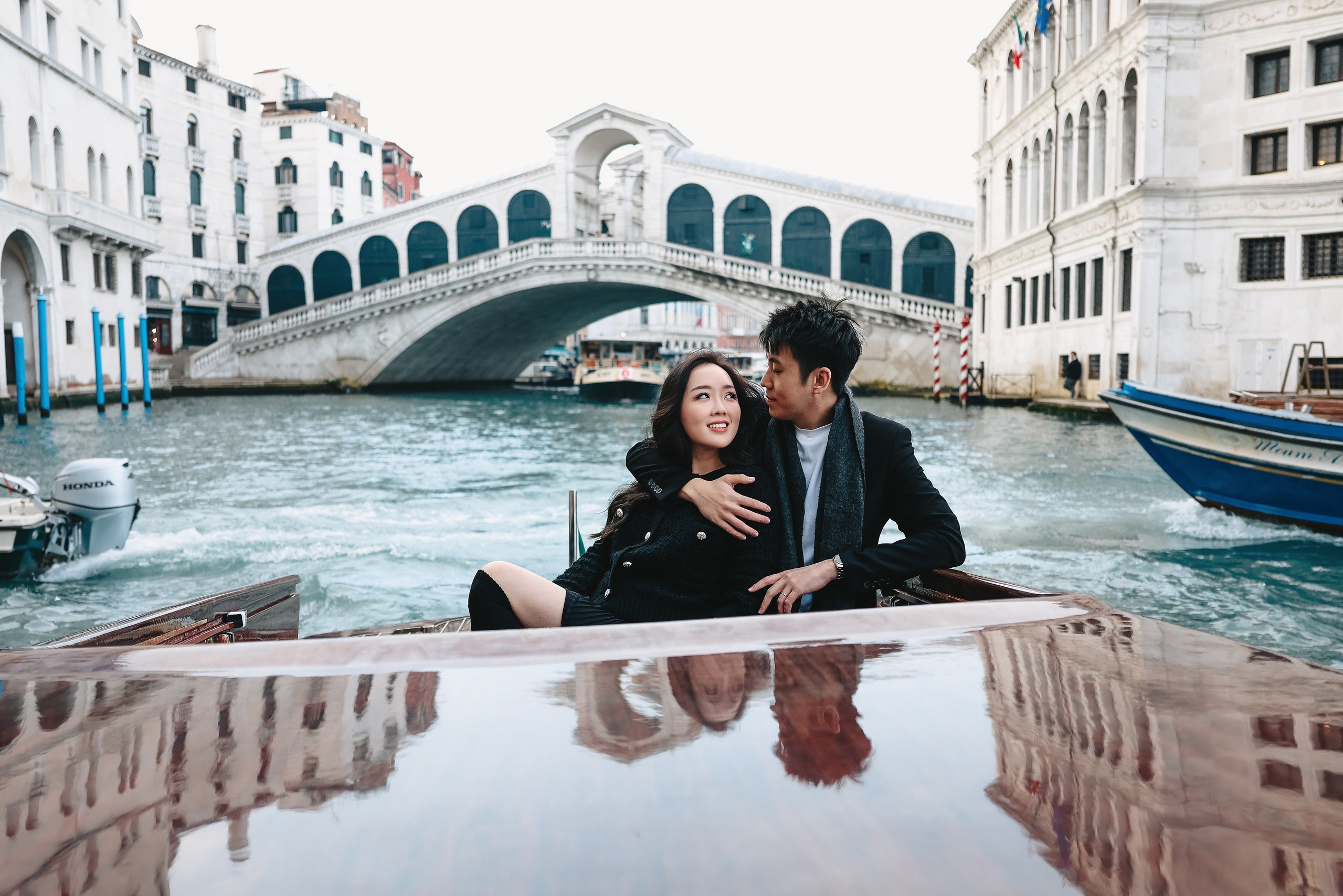 Venice Water Taxi Tour. Photographer in Venice, Viktoria Antonova